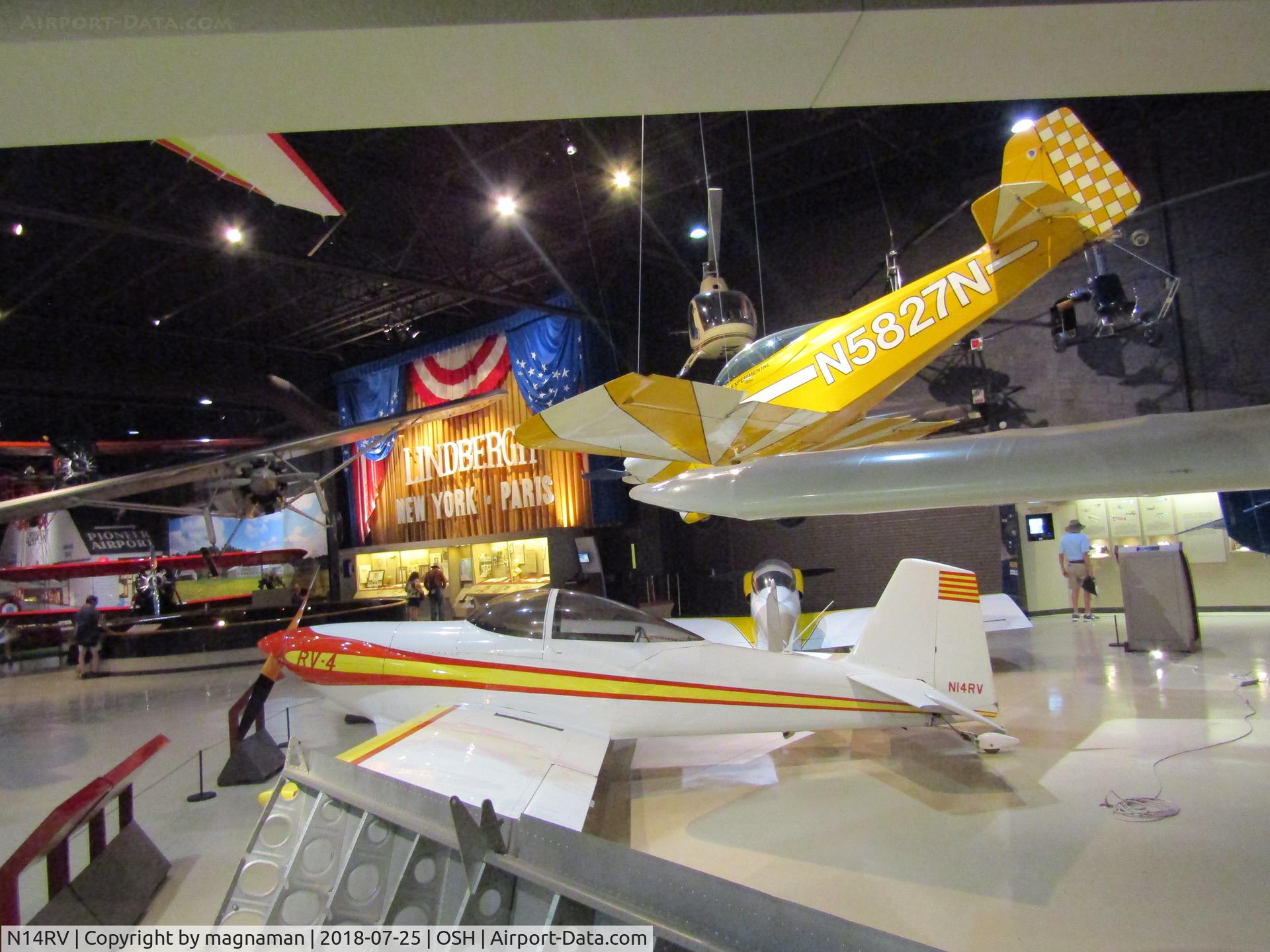 N14RV, 1979 Vans RV-4 C/N 1 (N14RV), at EAA musuem