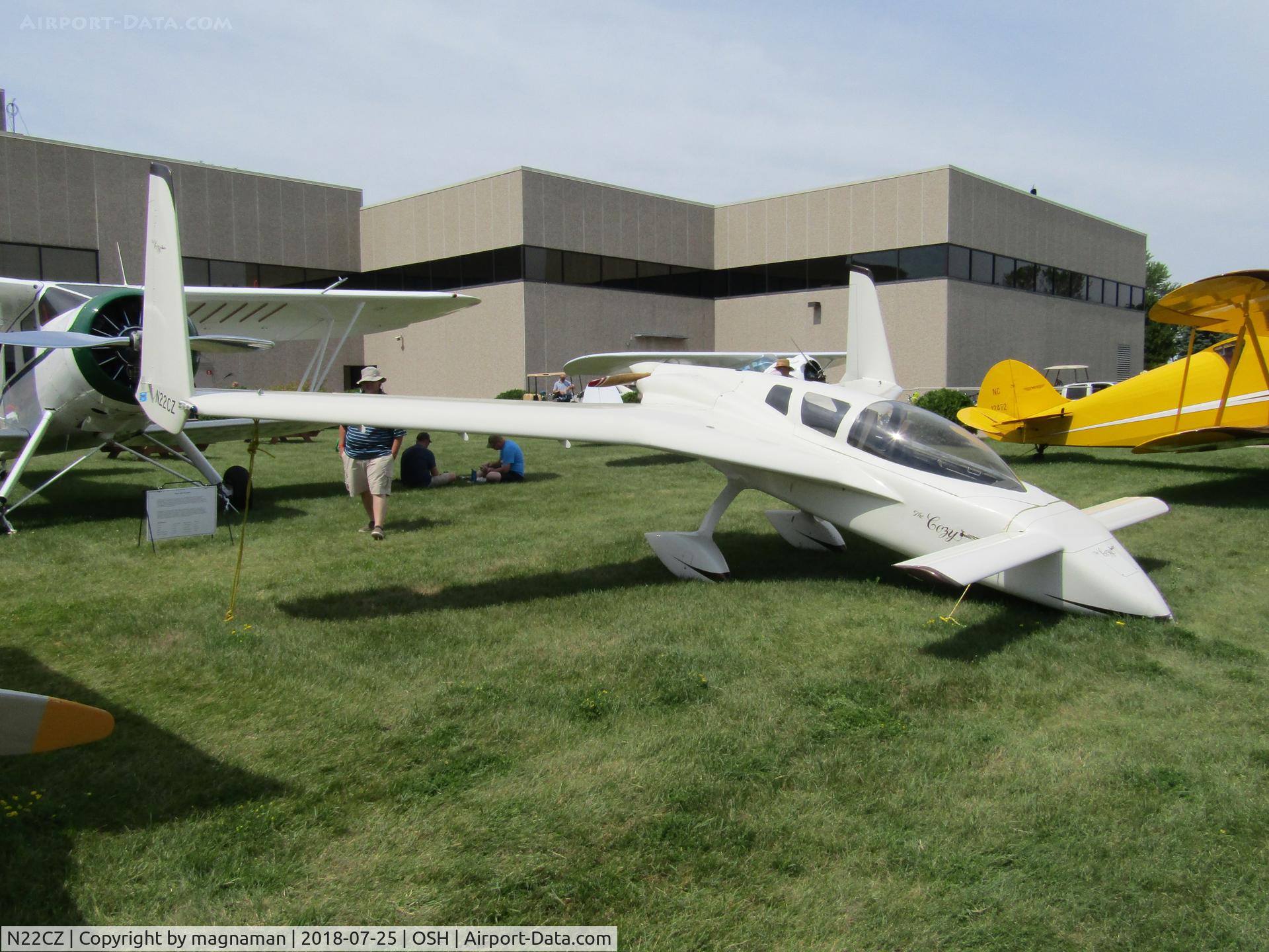 N22CZ, 1982 Co-Z Cozy C/N 1 (N22CZ), outside at EAA