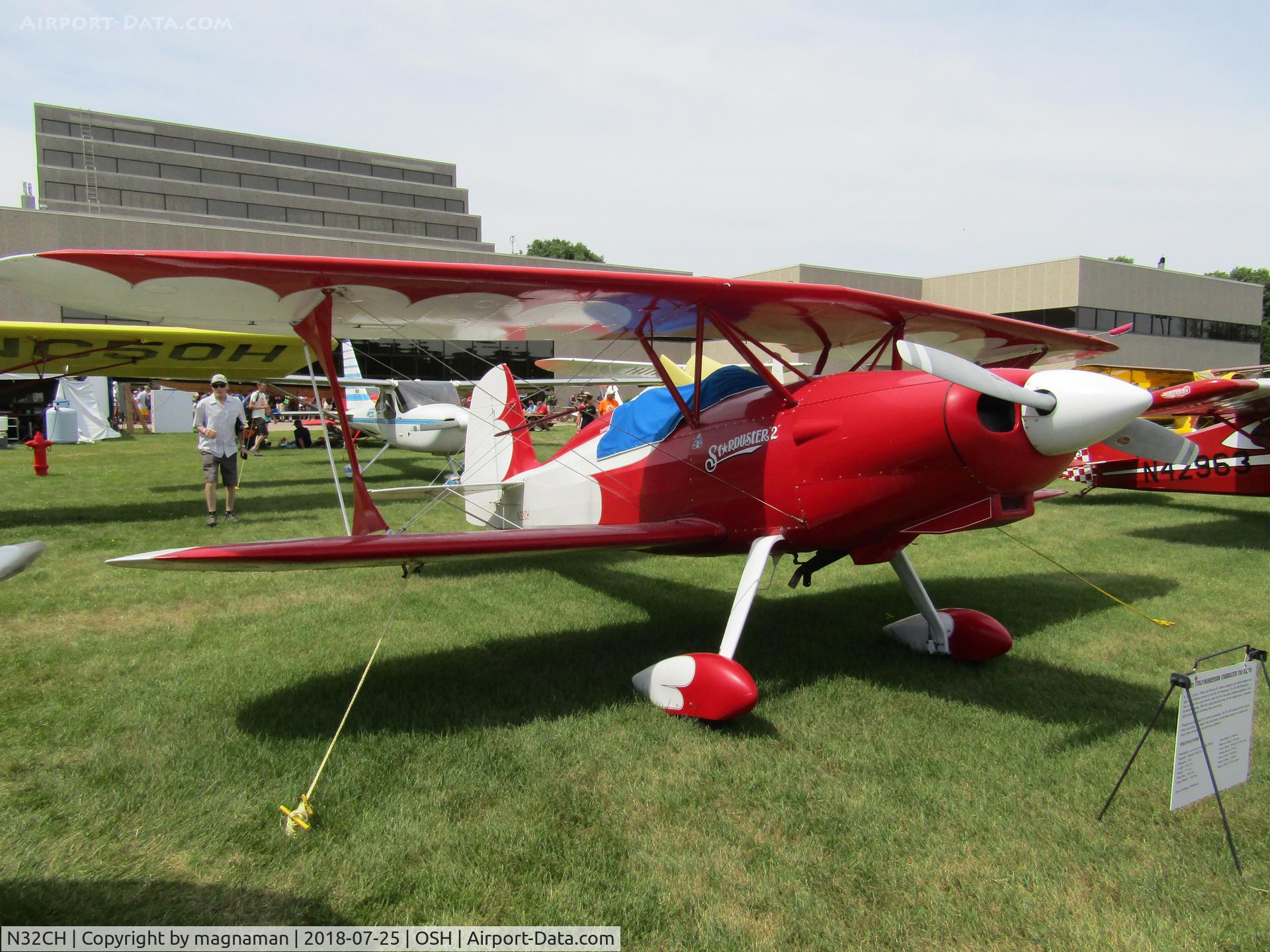 N32CH, 1981 Stolp SA-300 Starduster Too C/N 1961, at EAA musuem