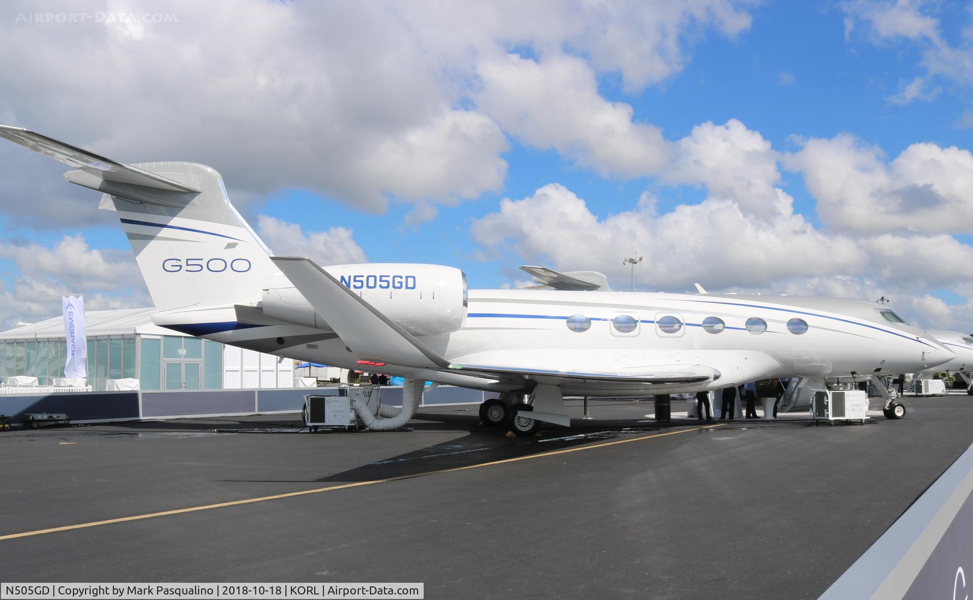N505GD, 2016 Gulfstream Aerospace GVII-G500 C/N 72005, Gulfstream GVII-G500