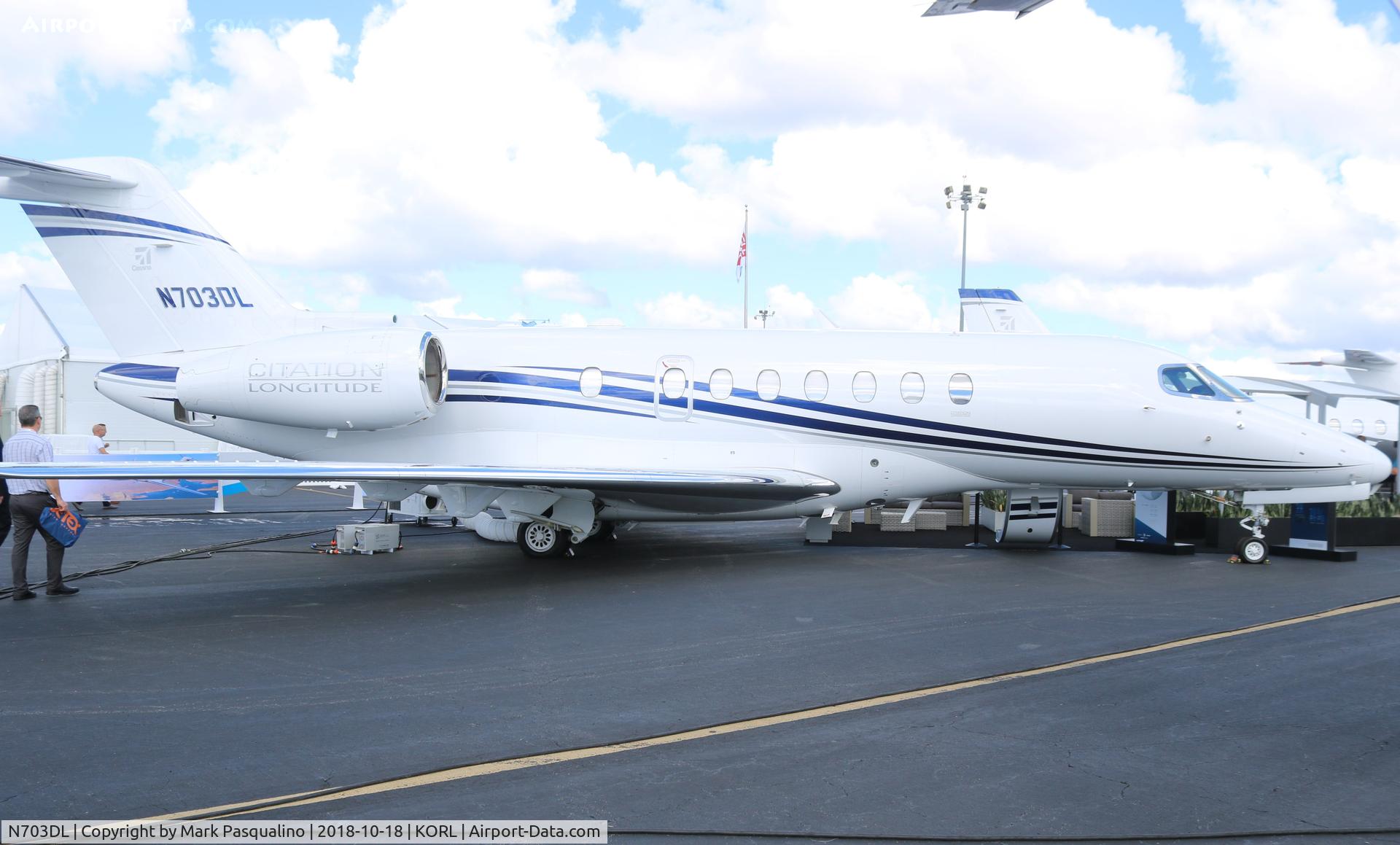 N703DL, 2017 Cessna 700 Citation Longitude C/N 700-0003, Textron 700