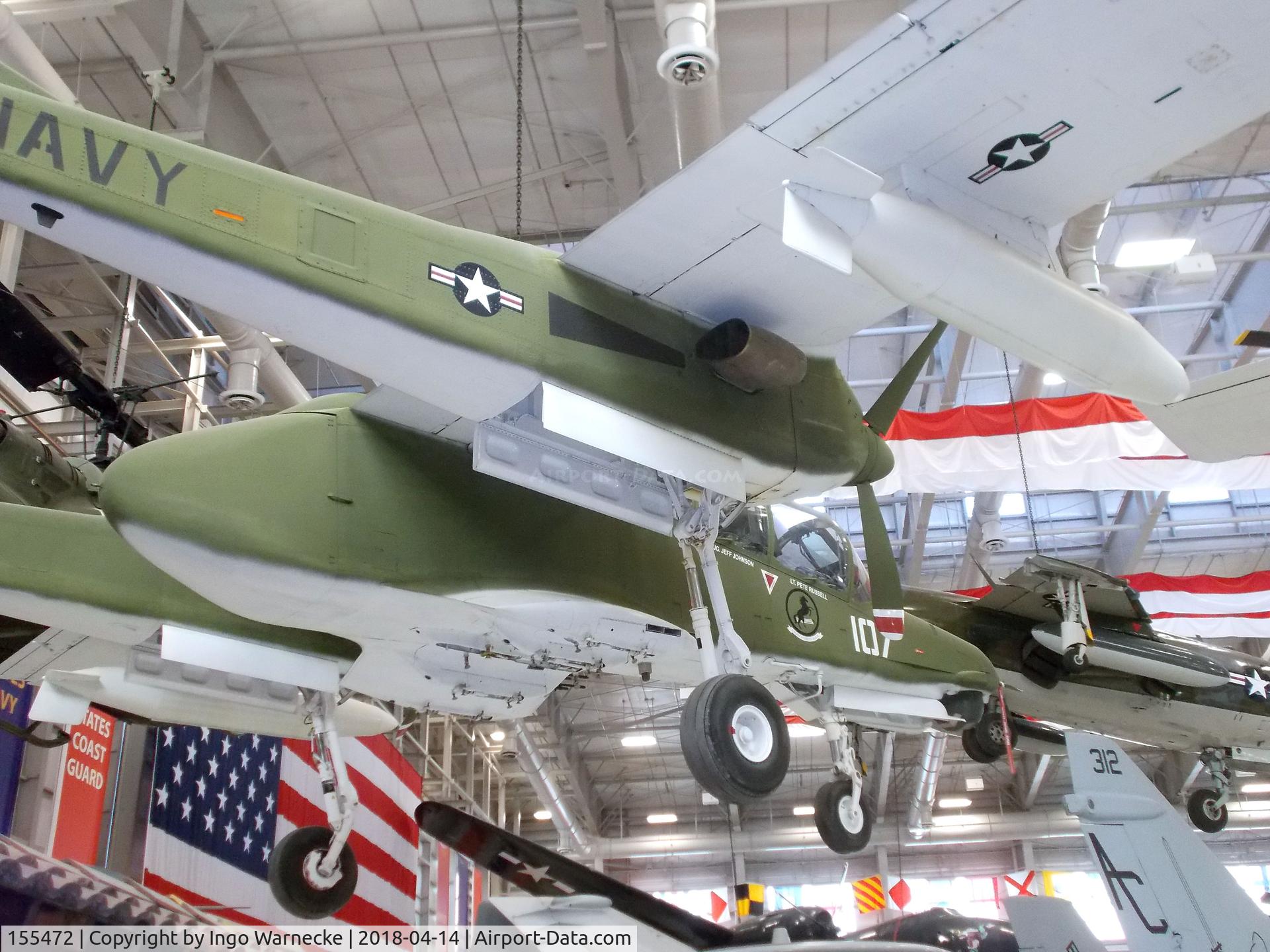 155472, North American Rockwell OV-10D Bronco C/N 305-83, North American OV-10D Bronco at the NMNA, Pensacola FL