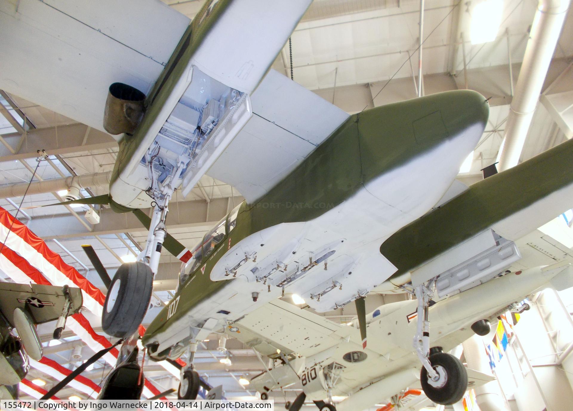 155472, North American Rockwell OV-10D Bronco C/N 305-83, North American OV-10D Bronco at the NMNA, Pensacola FL