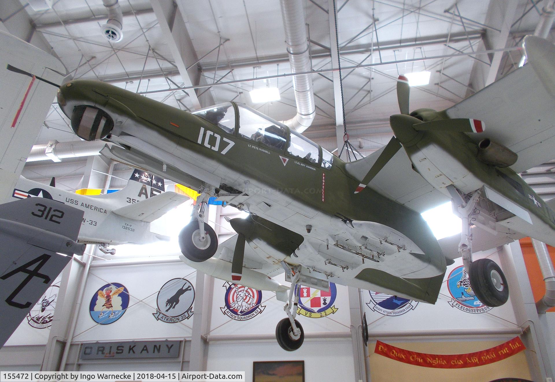 155472, North American Rockwell OV-10D Bronco C/N 305-83, North American OV-10D Bronco at the NMNA, Pensacola FL