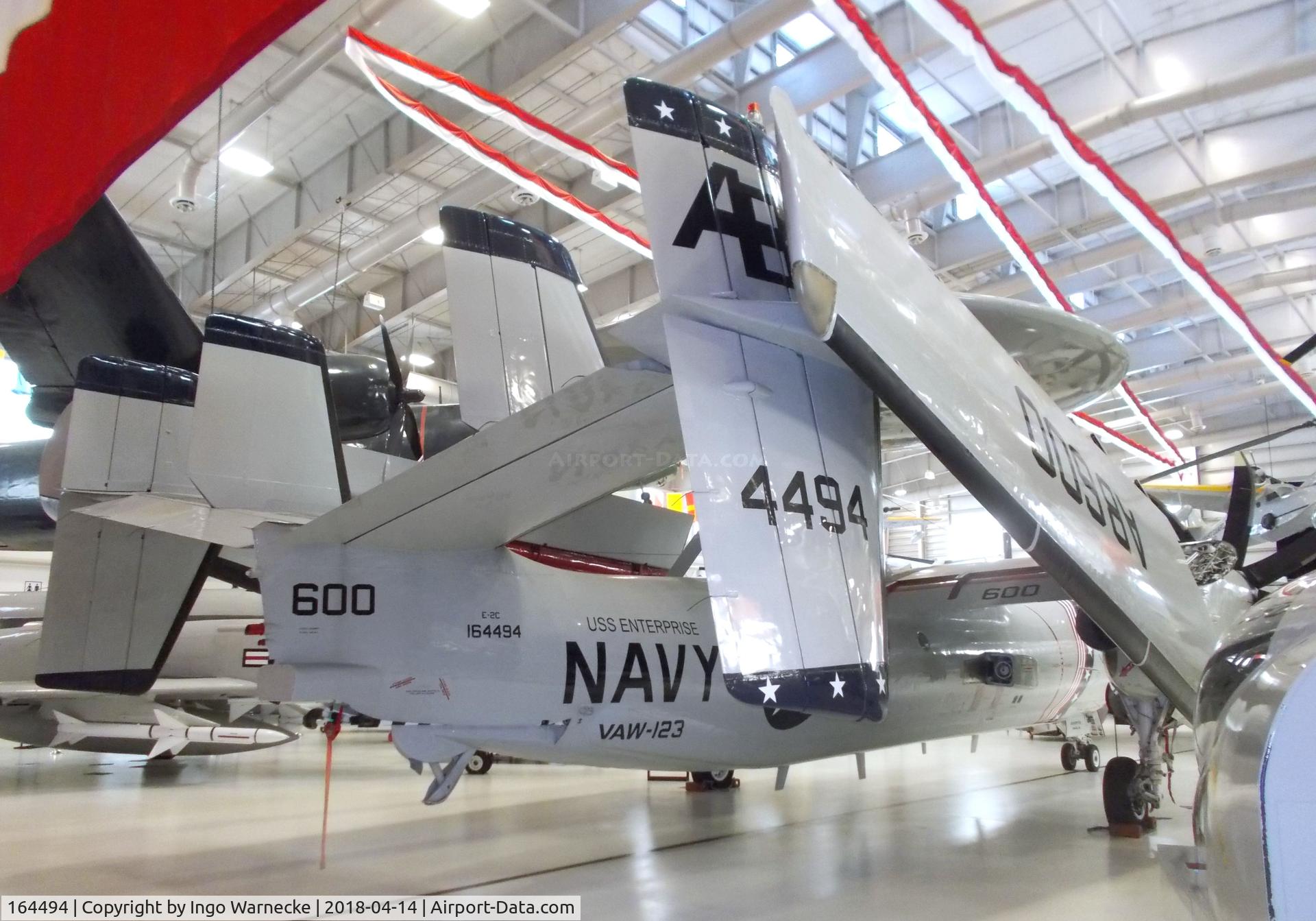 164494, Northrop Grumman E-2C Hawkeye C/N A160, Northrop Grumman E-2C Hawkeye at the NMNA, Pensacola FL