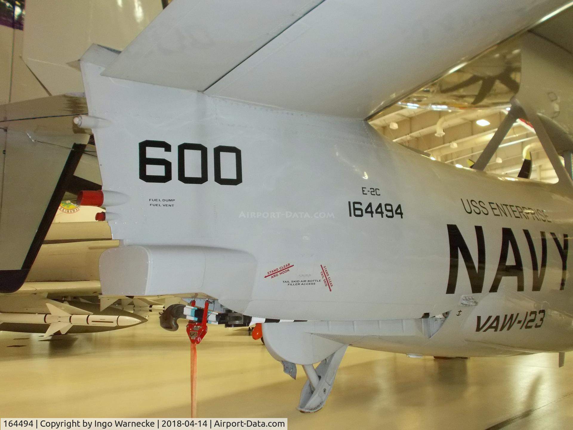 164494, Northrop Grumman E-2C Hawkeye C/N A160, Northrop Grumman E-2C Hawkeye at the NMNA, Pensacola FL