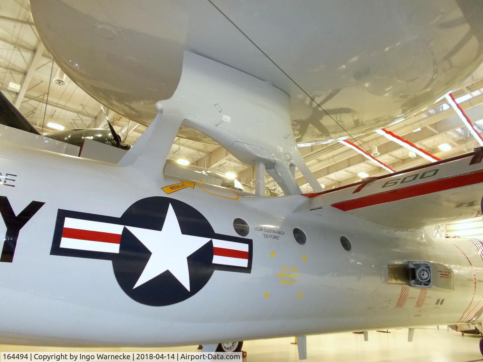 164494, Northrop Grumman E-2C Hawkeye C/N A160, Northrop Grumman E-2C Hawkeye at the NMNA, Pensacola FL