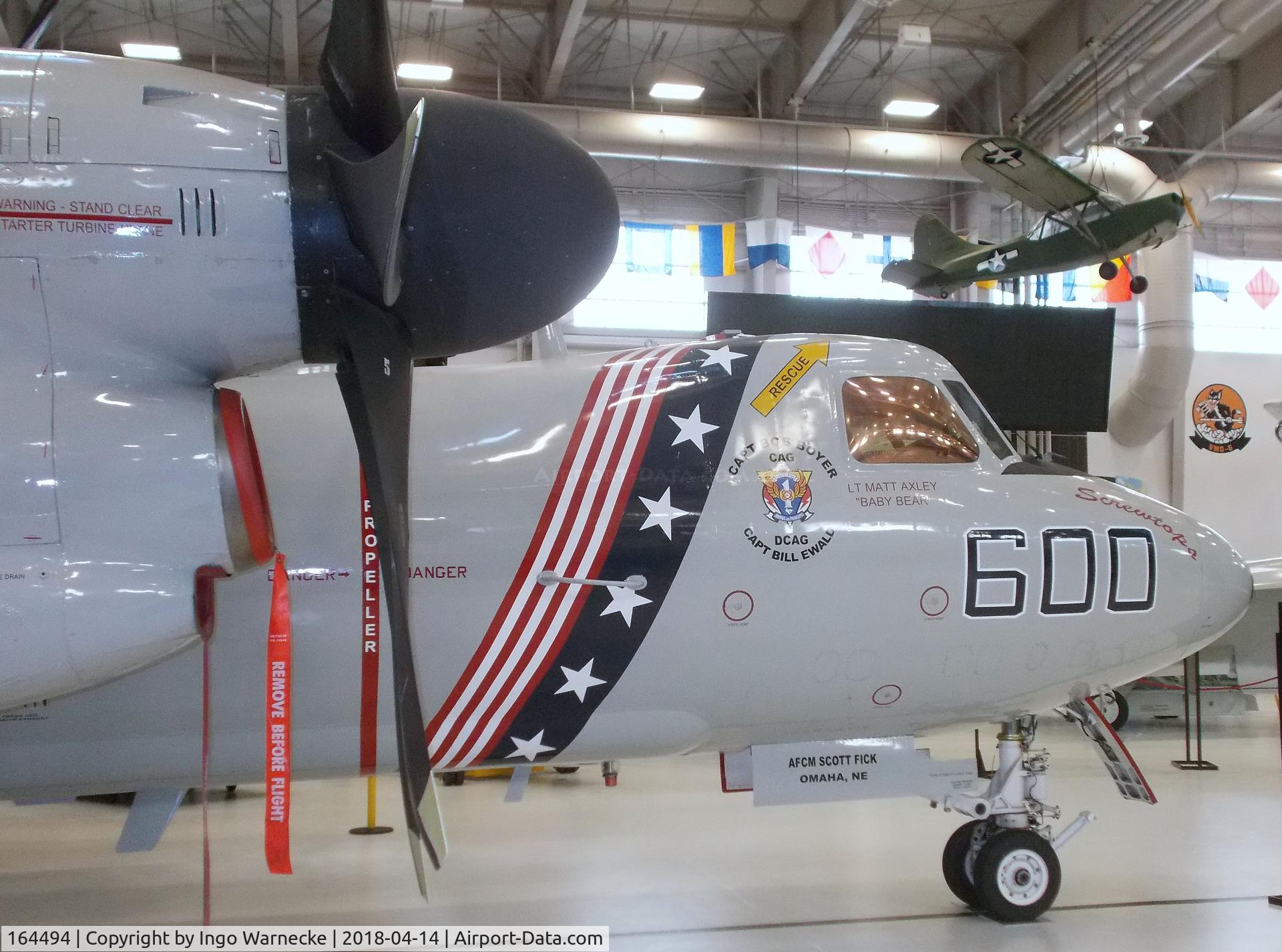 164494, Northrop Grumman E-2C Hawkeye C/N A160, Northrop Grumman E-2C Hawkeye at the NMNA, Pensacola FL