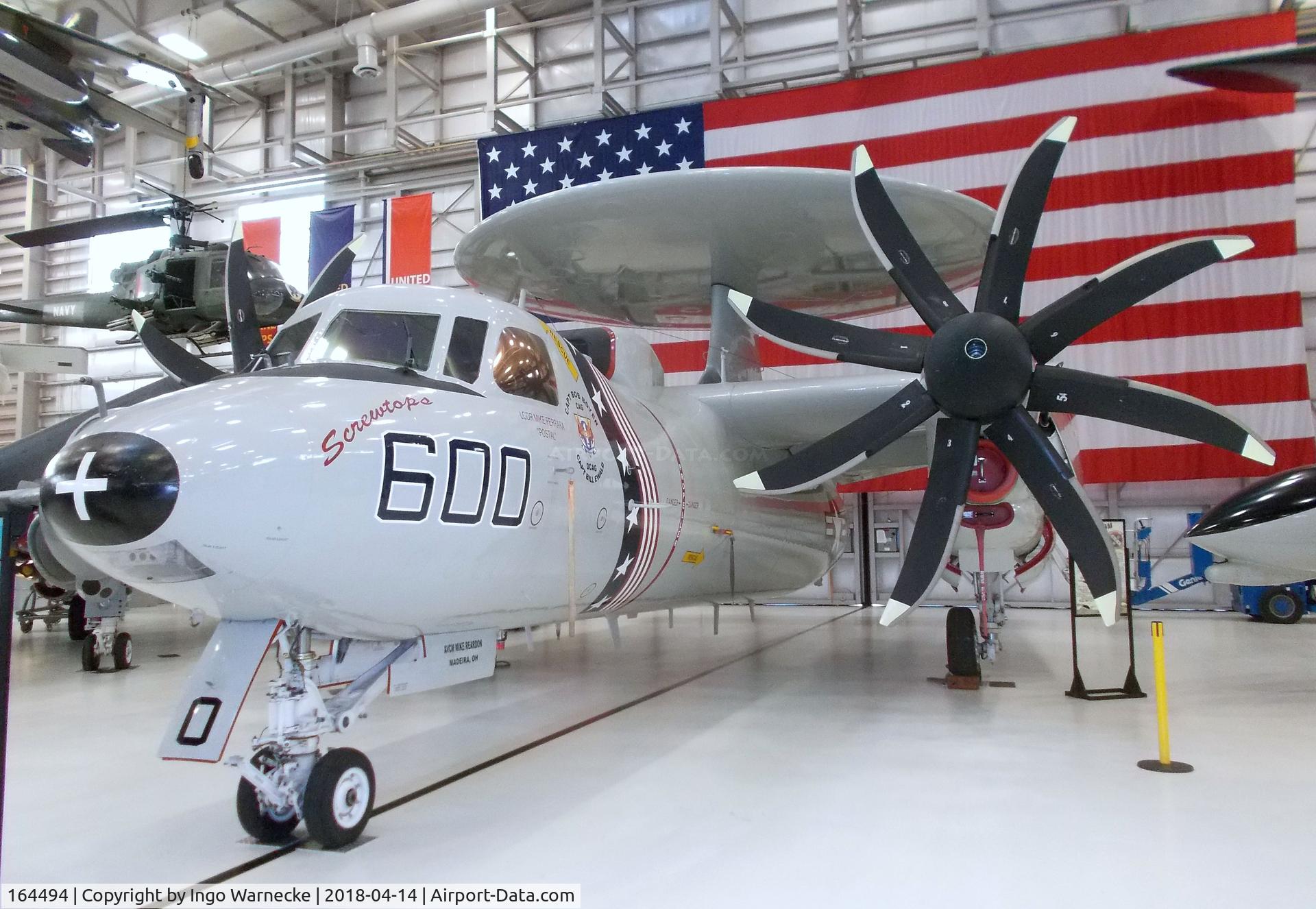 164494, Northrop Grumman E-2C Hawkeye C/N A160, Northrop Grumman E-2C Hawkeye at the NMNA, Pensacola FL