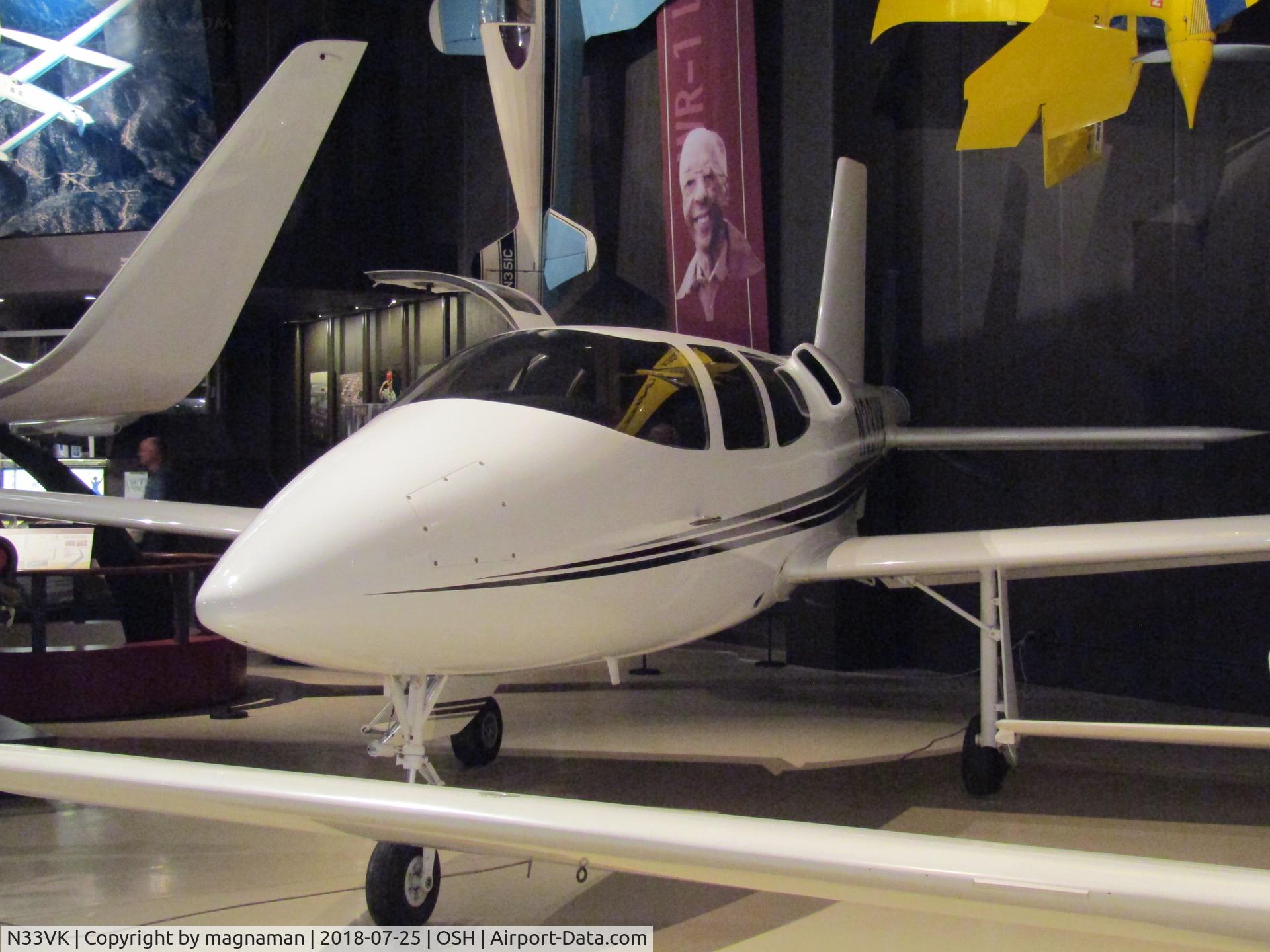 N33VK, 1991 Cirrus VK30 C/N 005, at EAA musuem