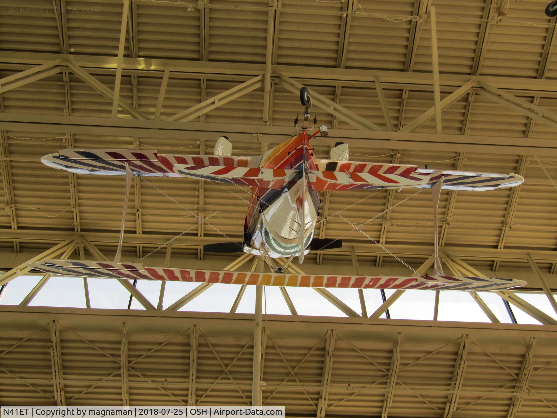 N41ET, 1979 Christen Eagle 1 C/N 0002 (N41ET), in lobby t EAA museum