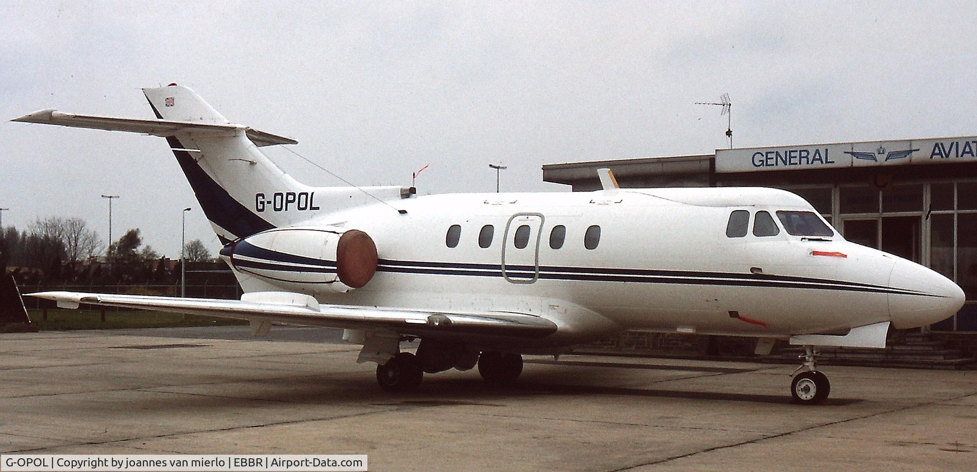 G-OPOL, 1969 Hawker Siddeley HS.125 Series F3B/RA C/N 25171, EBBR GENERAL  AVIATION TERMINAL
