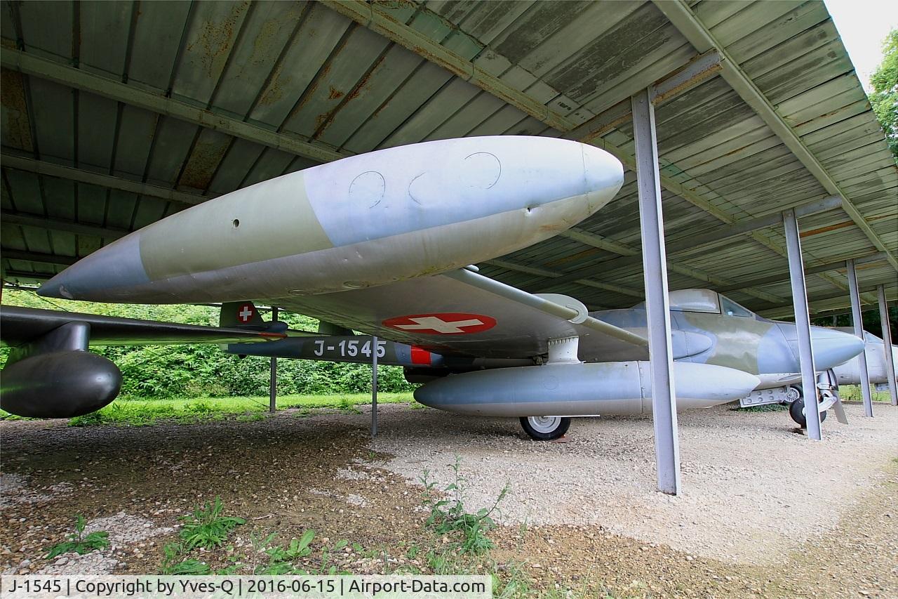 J-1545, De Havilland (F+W Emmen) DH-112 Venom FB.50 C/N 755, De Havilland (F+W Emmen) DH-112 Venom FB.50, Savigny-Les Beaune Museum