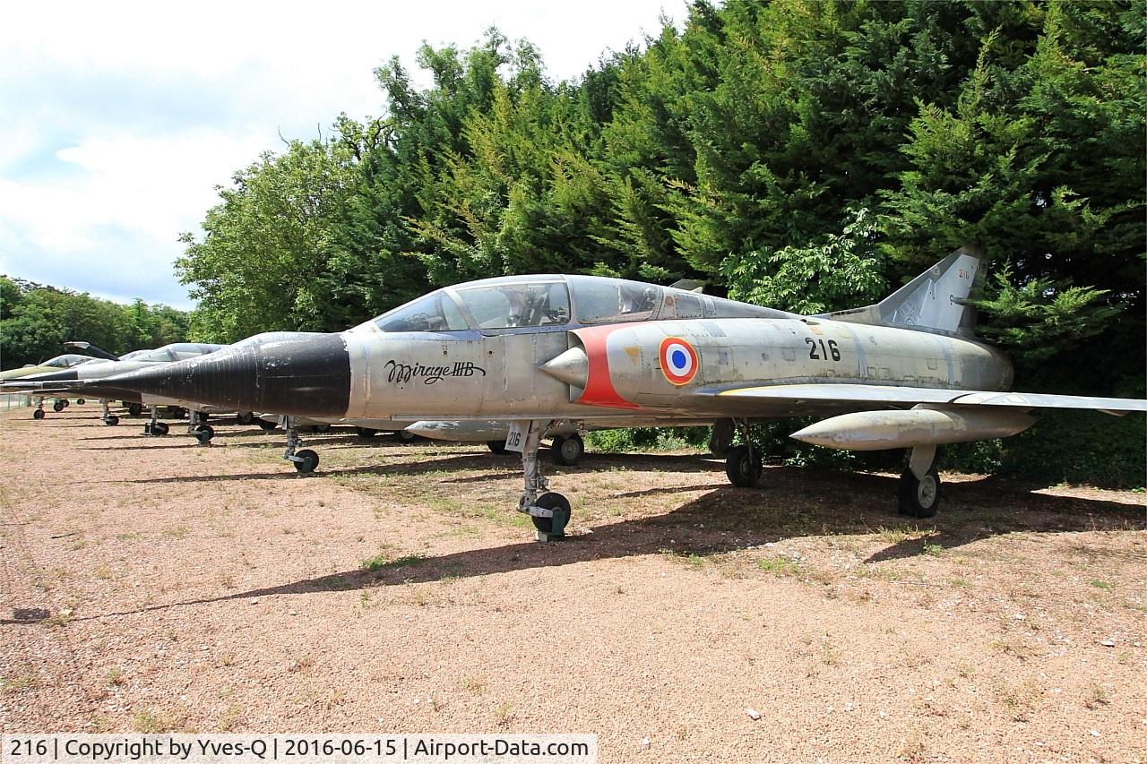 216, Dassault Mirage IIIB C/N 216, Dassault Mirage IIIB, Savigny-Les Beaune Museum