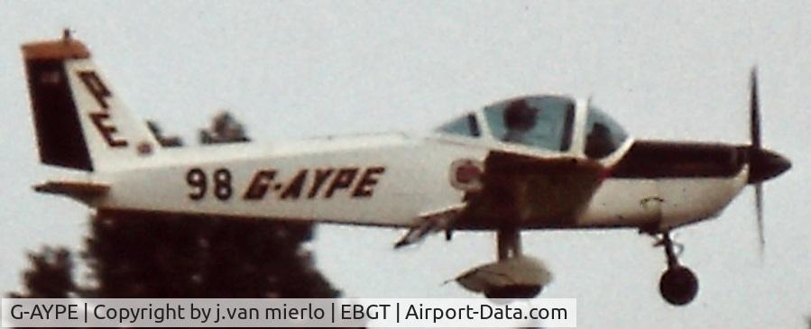 G-AYPE, 1971 Bolkow Bo-209 Monsun 150FF C/N 123, STELLA AIR RACE Ghent, Belgium end'70s
