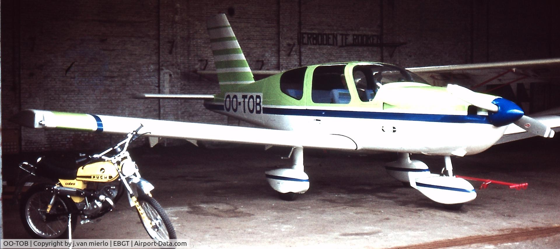 OO-TOB, 1979 Socata TB-10 Tobago C/N 26, Ghent, Belgium end'70s