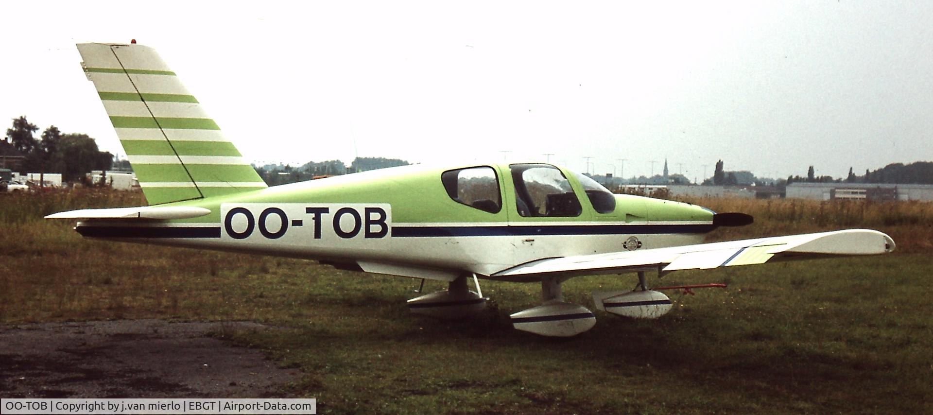 OO-TOB, 1979 Socata TB-10 Tobago C/N 26, Ghent, Belgium end '70s