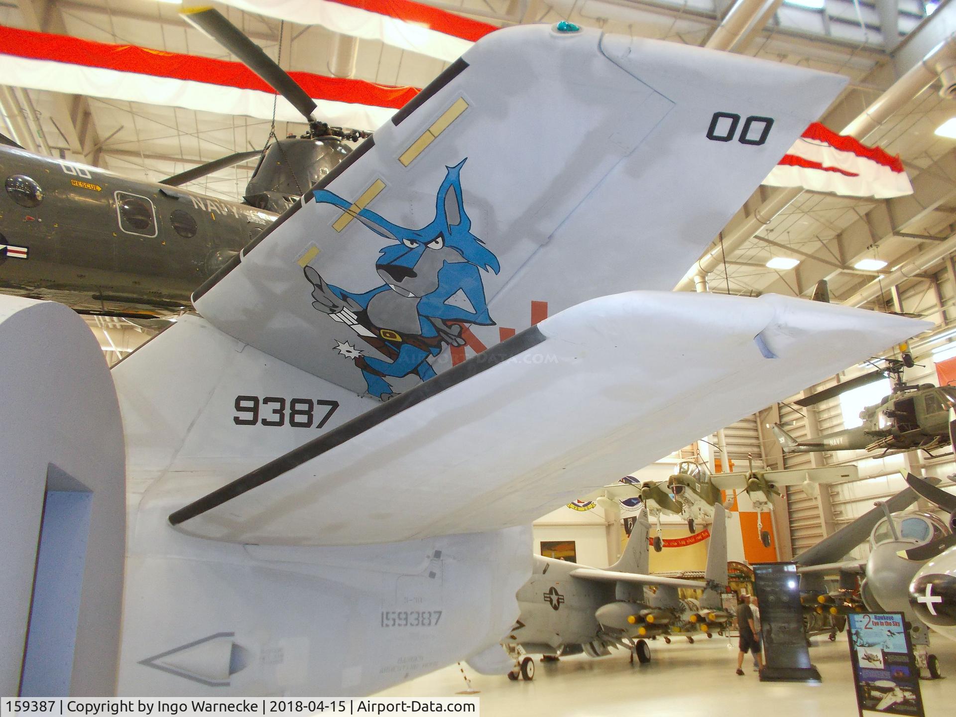 159387, Lockheed S-3B Viking C/N 394A-1023, Lockheed S-3B Viking at the NMNA, Pensacola FL