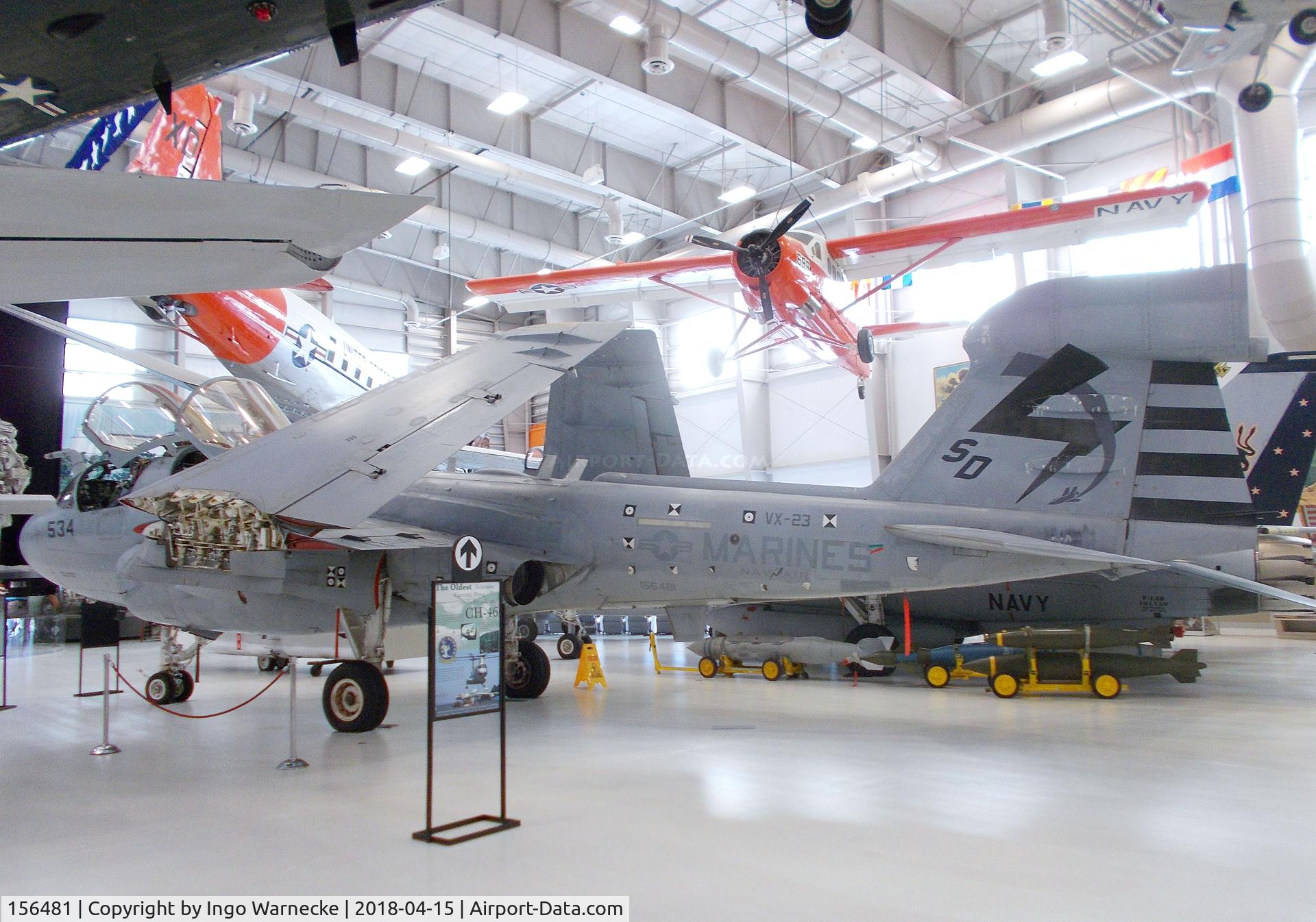 156481, Grumman EA-6B Prowler C/N P-4, Grumman EA-6B Prowler at the NMNA, Pensacola FL
