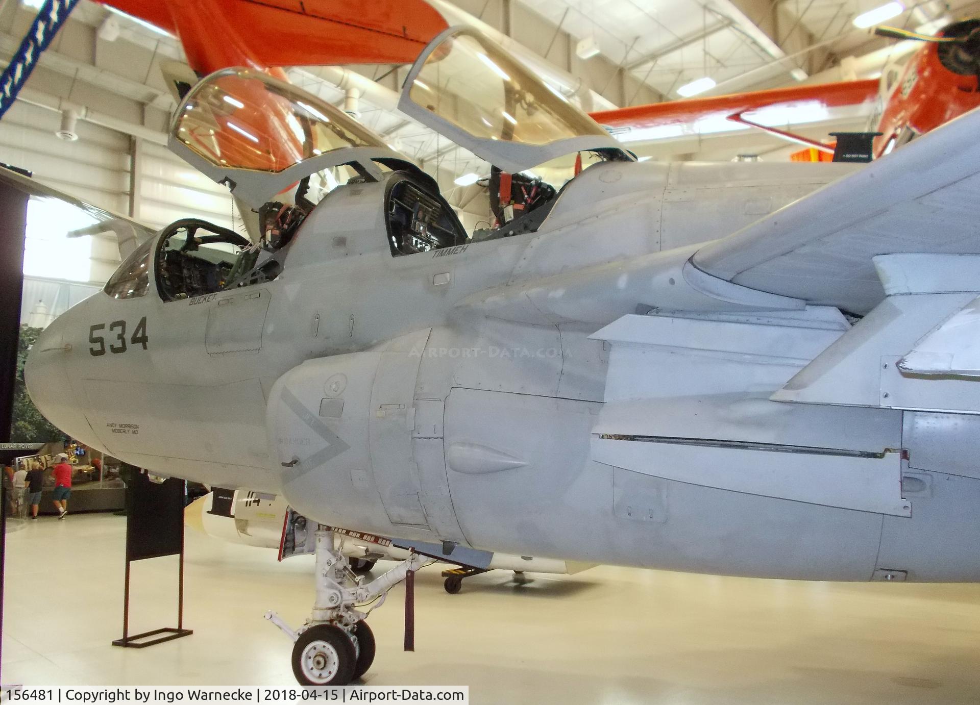 156481, Grumman EA-6B Prowler C/N P-4, Grumman EA-6B Prowler at the NMNA, Pensacola FL