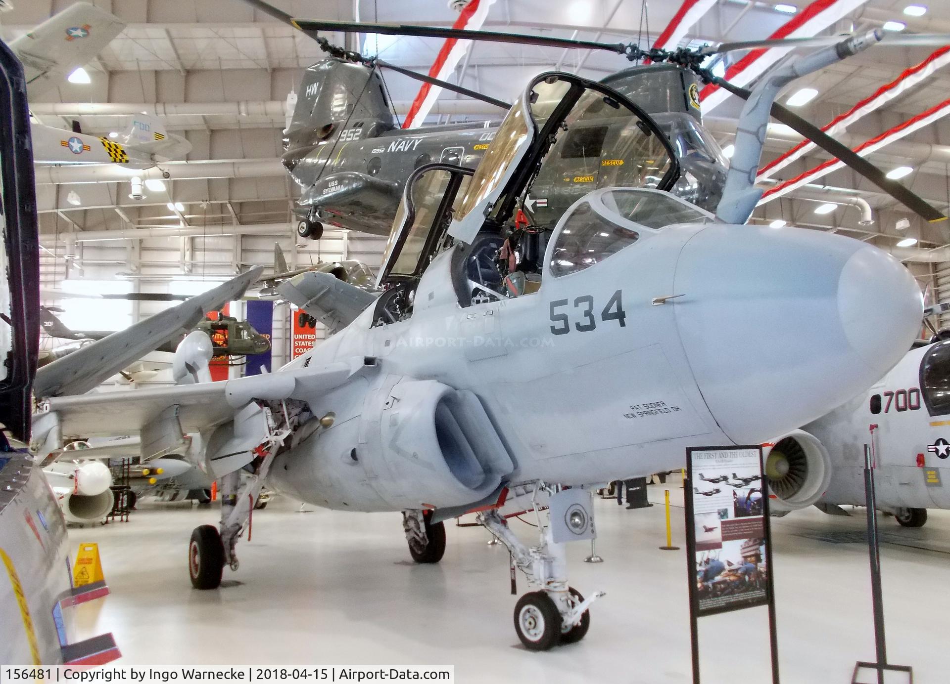 156481, Grumman EA-6B Prowler C/N P-4, Grumman EA-6B Prowler at the NMNA, Pensacola FL