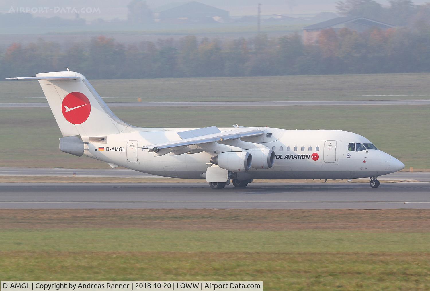 D-AMGL, 1986 British Aerospace BAe.146-200 C/N E2055, WDL Aviation BAe 146