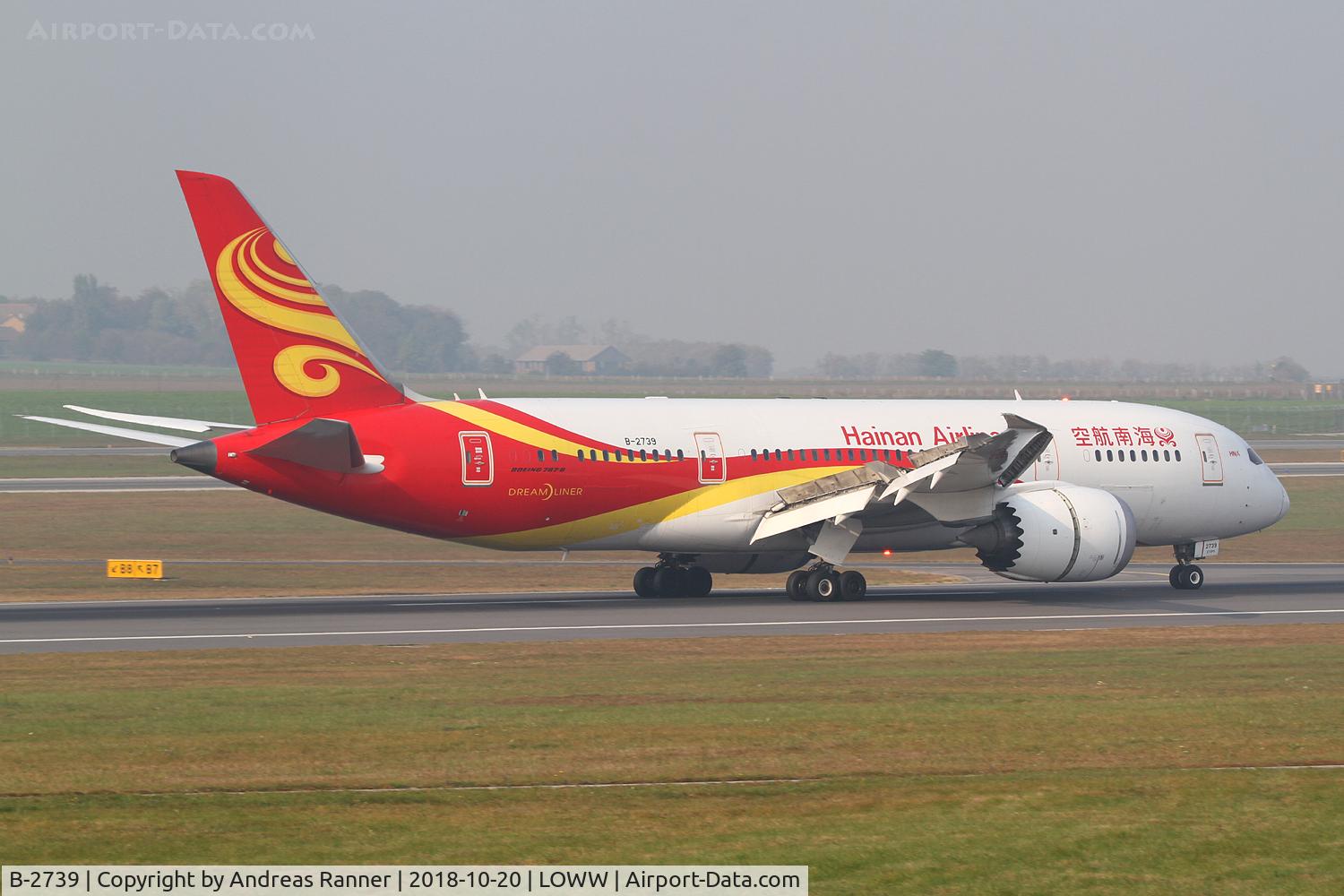 B-2739, 2014 Boeing 787-8 Dreamliner C/N 38055, Hainan Airlines Boeing 737