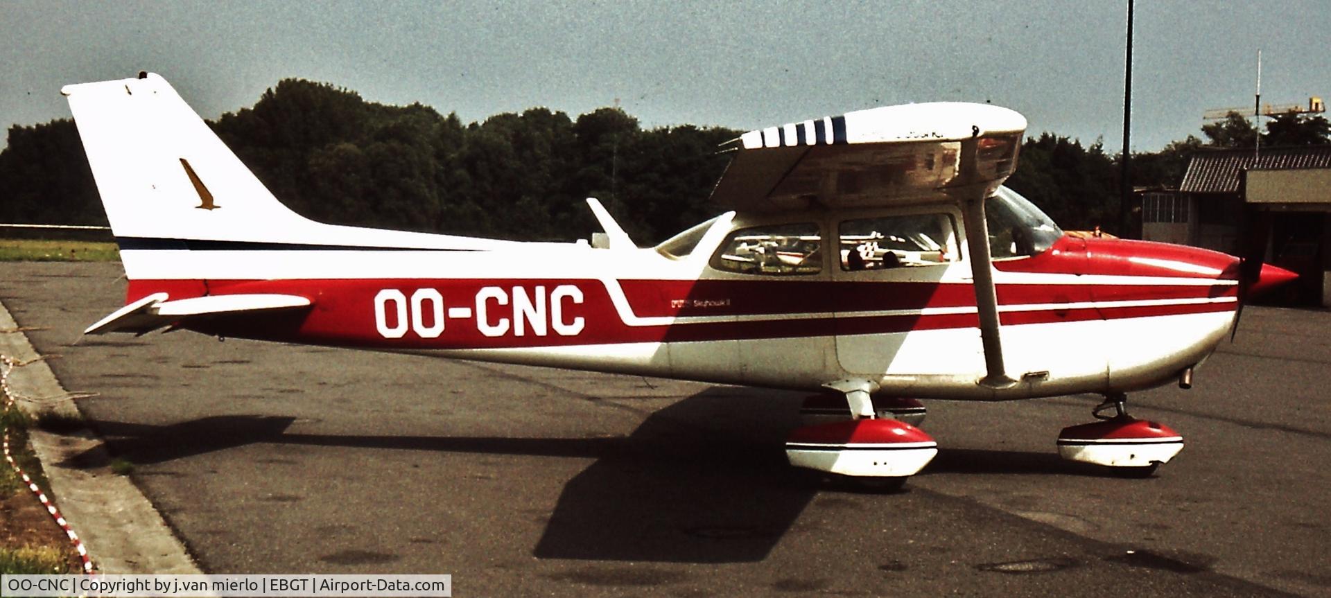 OO-CNC, 1976 Reims F172M ll Skyhawk C/N 1440, Ghent, Belgium end '70s