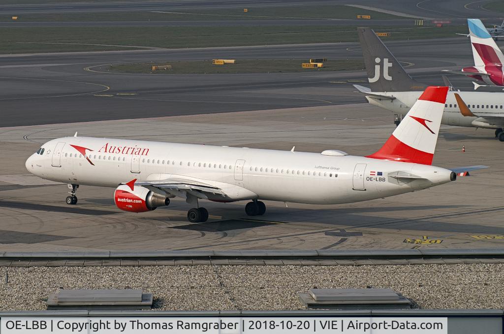 OE-LBB, 1995 Airbus A321-111 C/N 570, Austrian Airlines Airbus A321