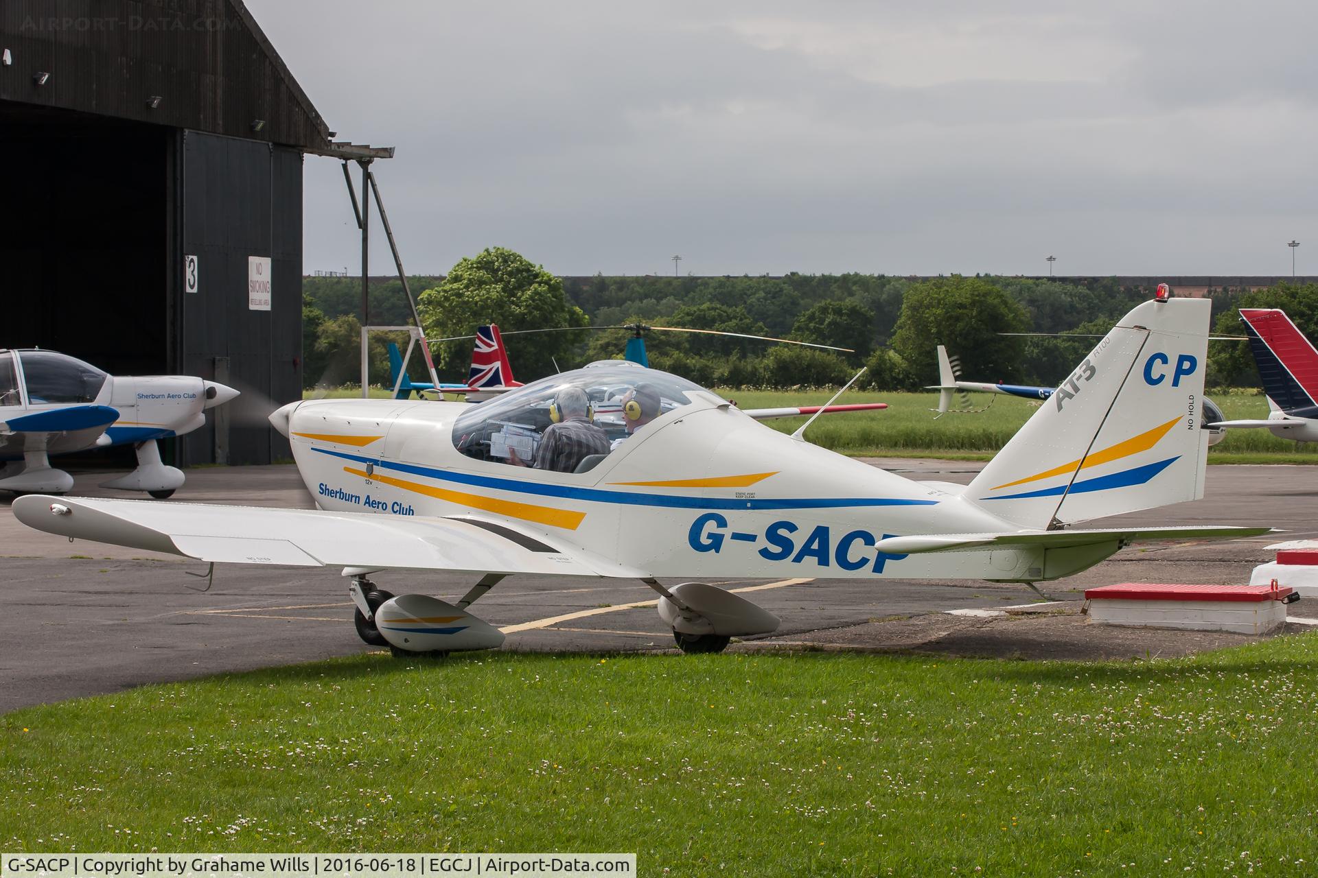 G-SACP, 2013 Aero AT-3 R100 C/N AT3-062, Aero AT-3 R100 G-SACP Sherburn Aero Club, Sherburn-in-Elmet 18/6/16