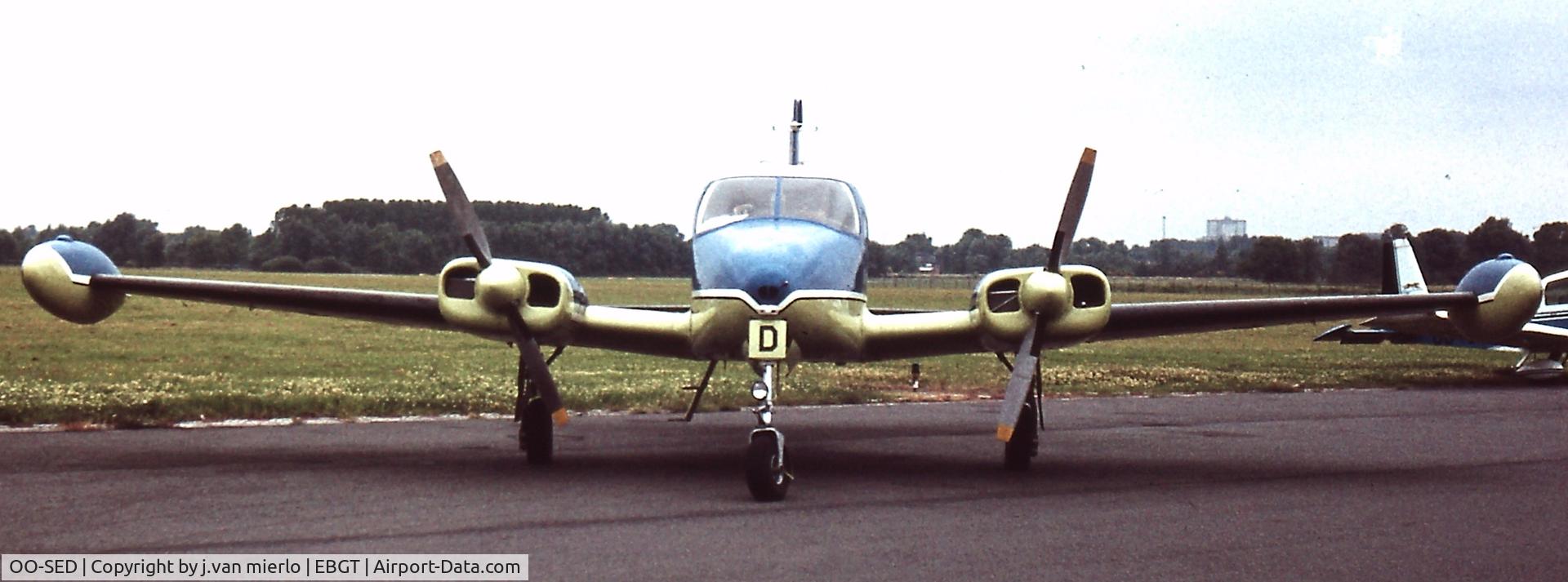 OO-SED, Cessna 310B C/N 35611, Ghent, Belgium end '70s