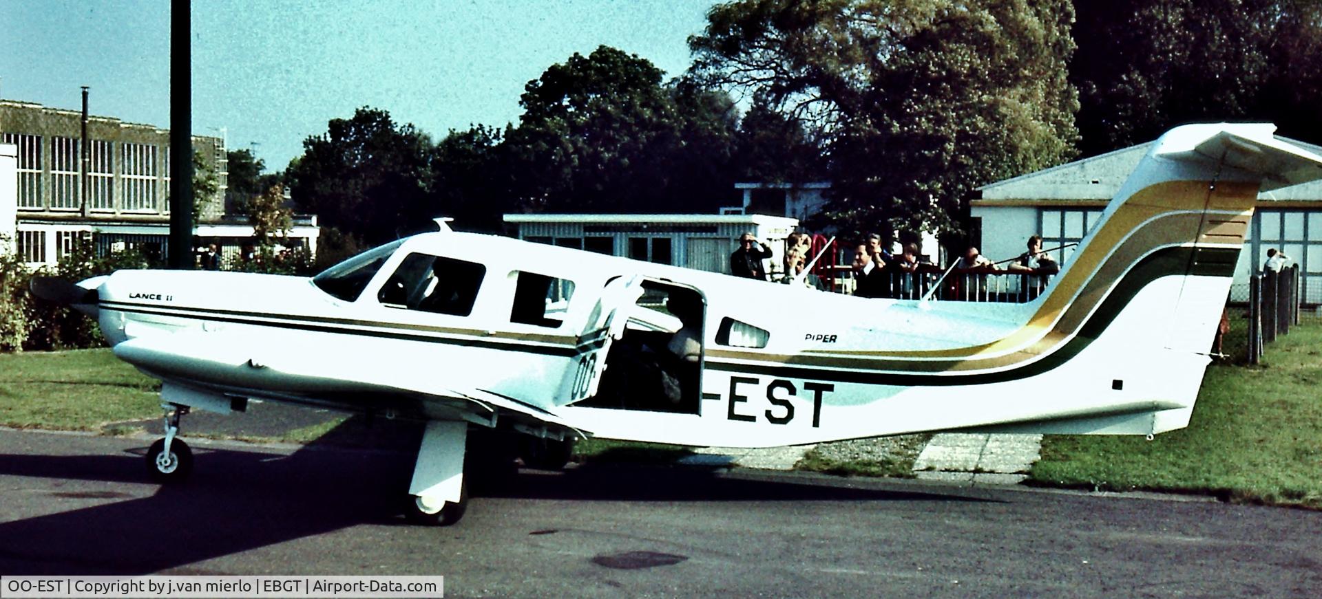 OO-EST, 1978 Piper PA-32RT-300 Lance II C/N 32R-7885198, Ghent, Belgium end'70s