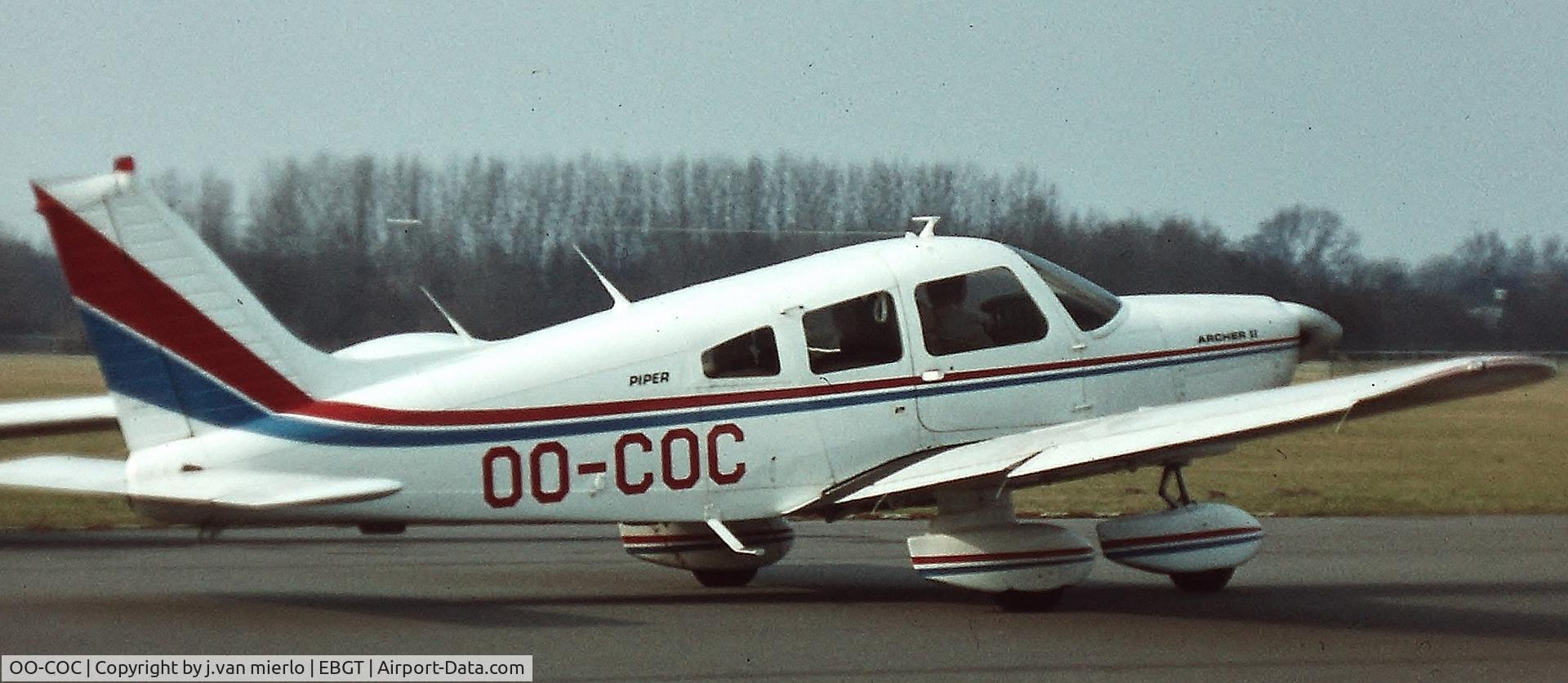 OO-COC, 1978 Piper PA-28-181 Archer II C/N 28-7890496, Ghent, Belgium end '70s