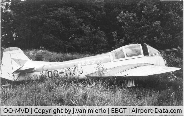OO-MVD, Morane-Saulnier MS-570 C/N 01, Ghent, Belgium end '70s