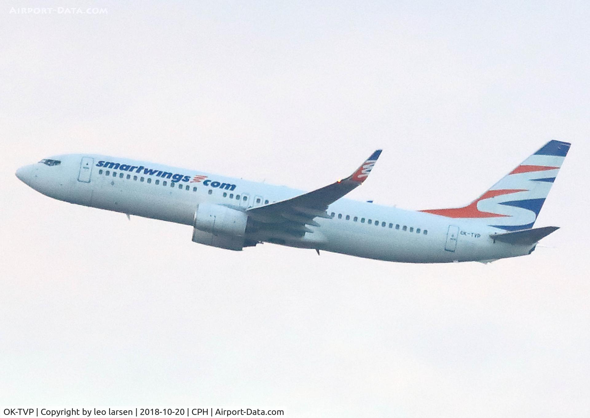 OK-TVP, 2002 Boeing 737-8K5 C/N 32907, Copenhagen 20.10.2018