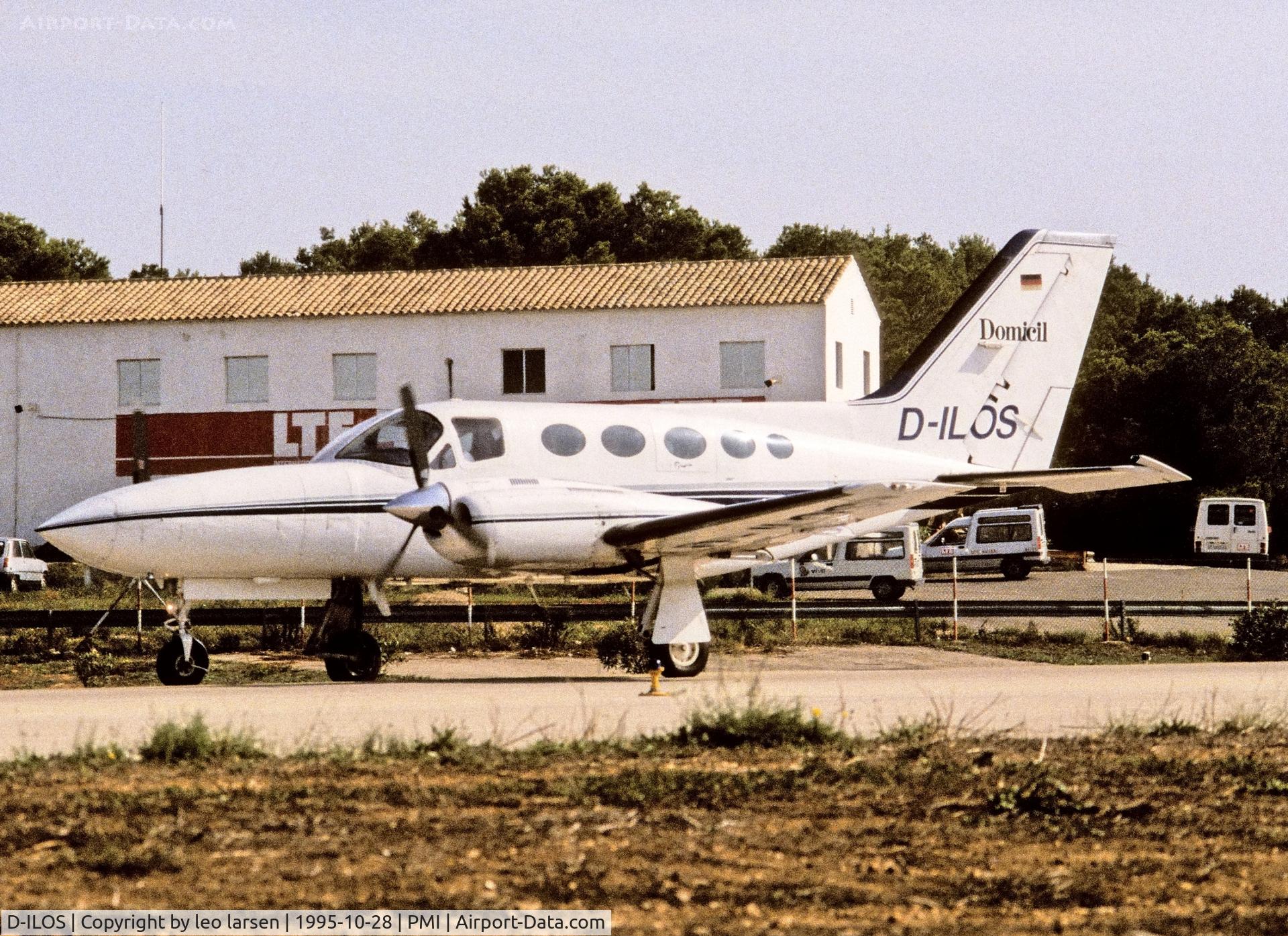 D-ILOS, Cessna 421C Golden Eagle Golden Eagle C/N 421C-0859, Palma de Mallorca 28.10.1995