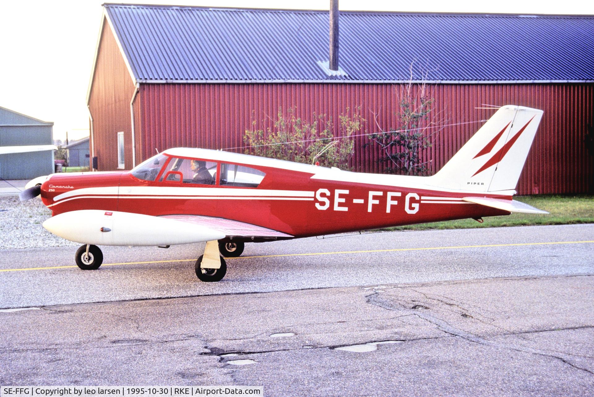 SE-FFG, 1961 Piper PA-24-250 Comanche C/N 24-2748, Roskilde 30.10.1995