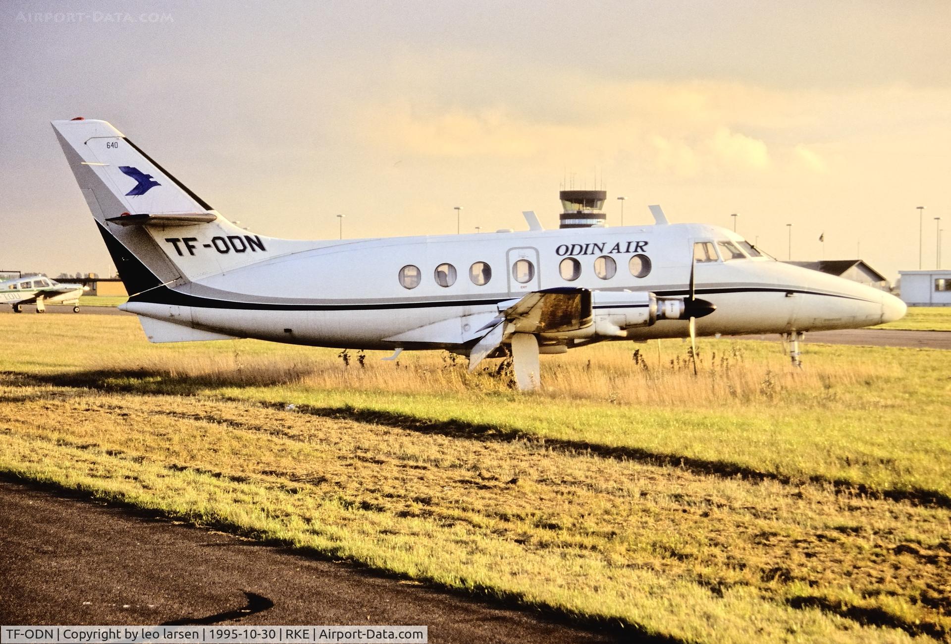 TF-ODN, 1969 Handley Page HP137 Jetstream 1 C/N 214, Roskilde 30.10.1995