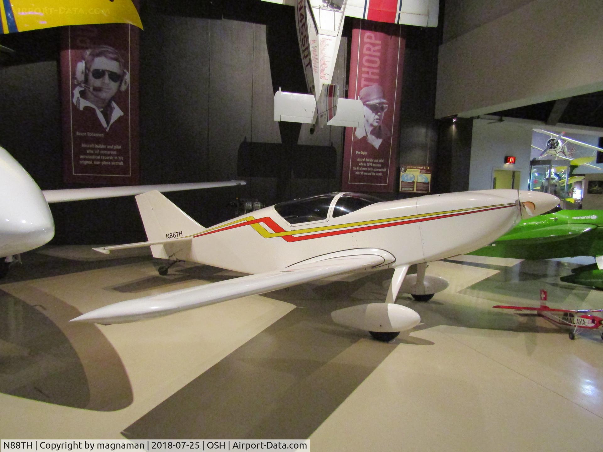 N88TH, 1979 Stoddard-Hamilton Glasair C/N 101, at EAA musuem