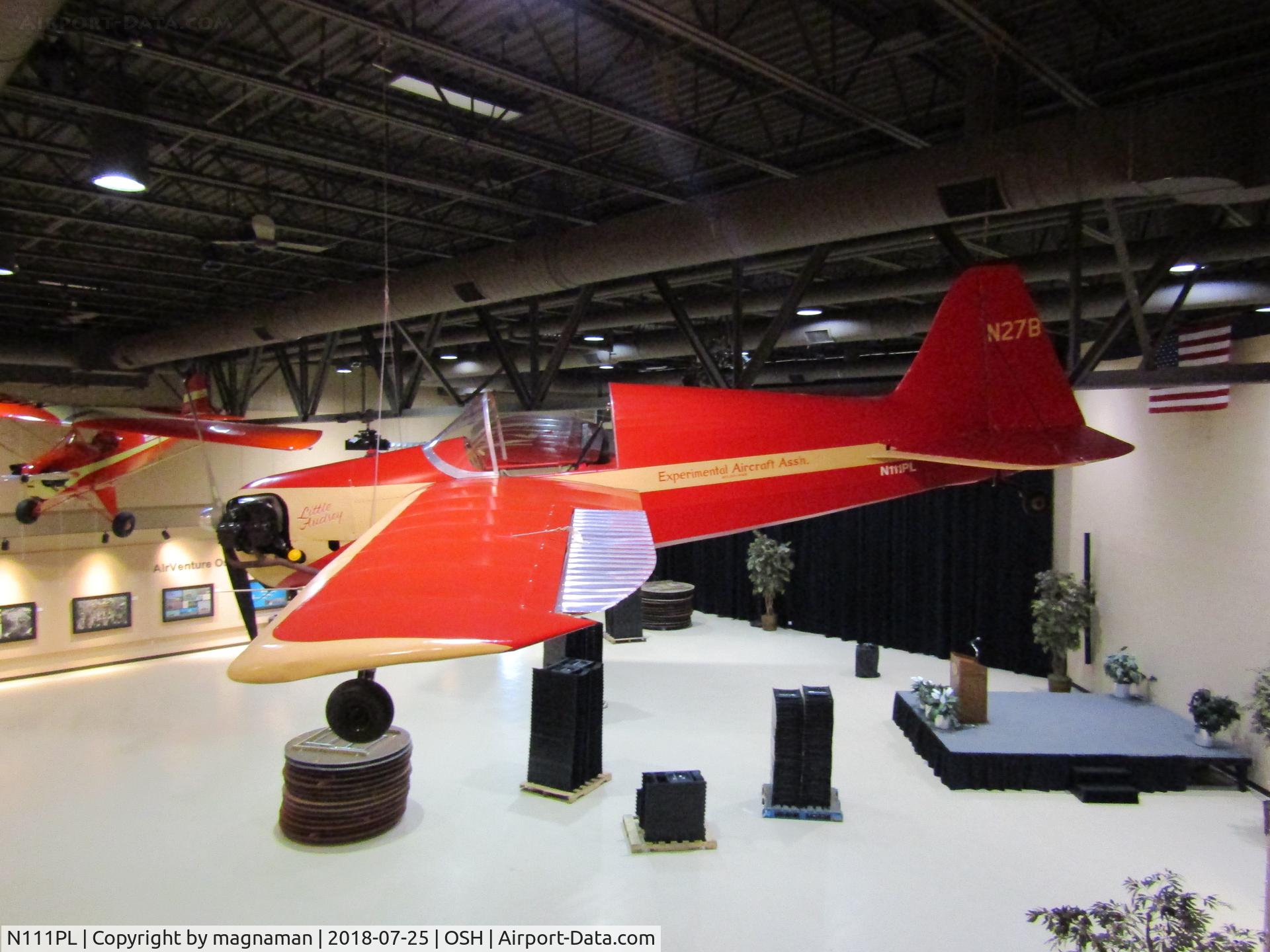 N111PL, 1953 Mace PETE MODEL III C/N 1, at EAA musuem