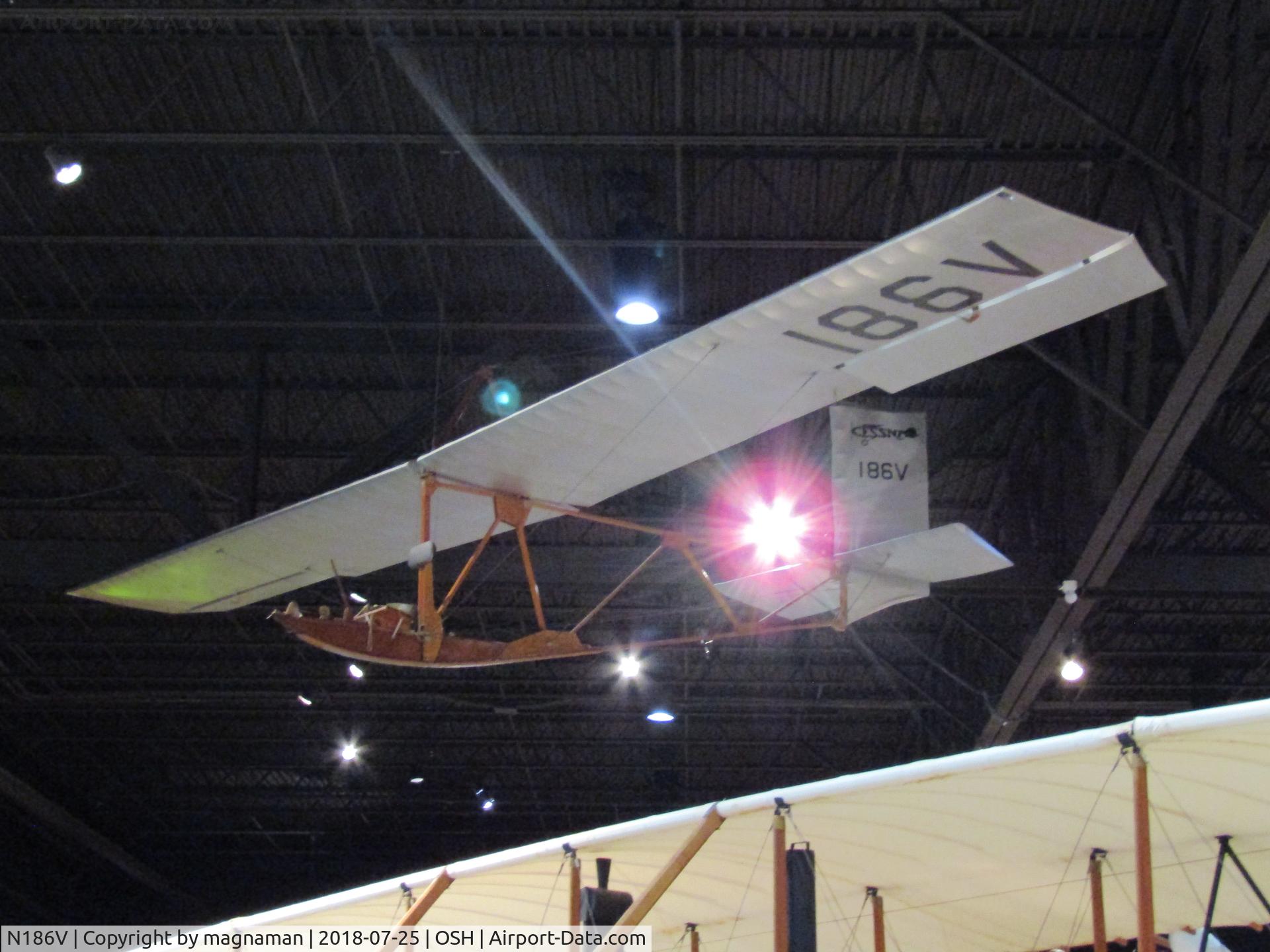N186V, 1930 Cessna CG-2 C/N 58, hanging around in museum
