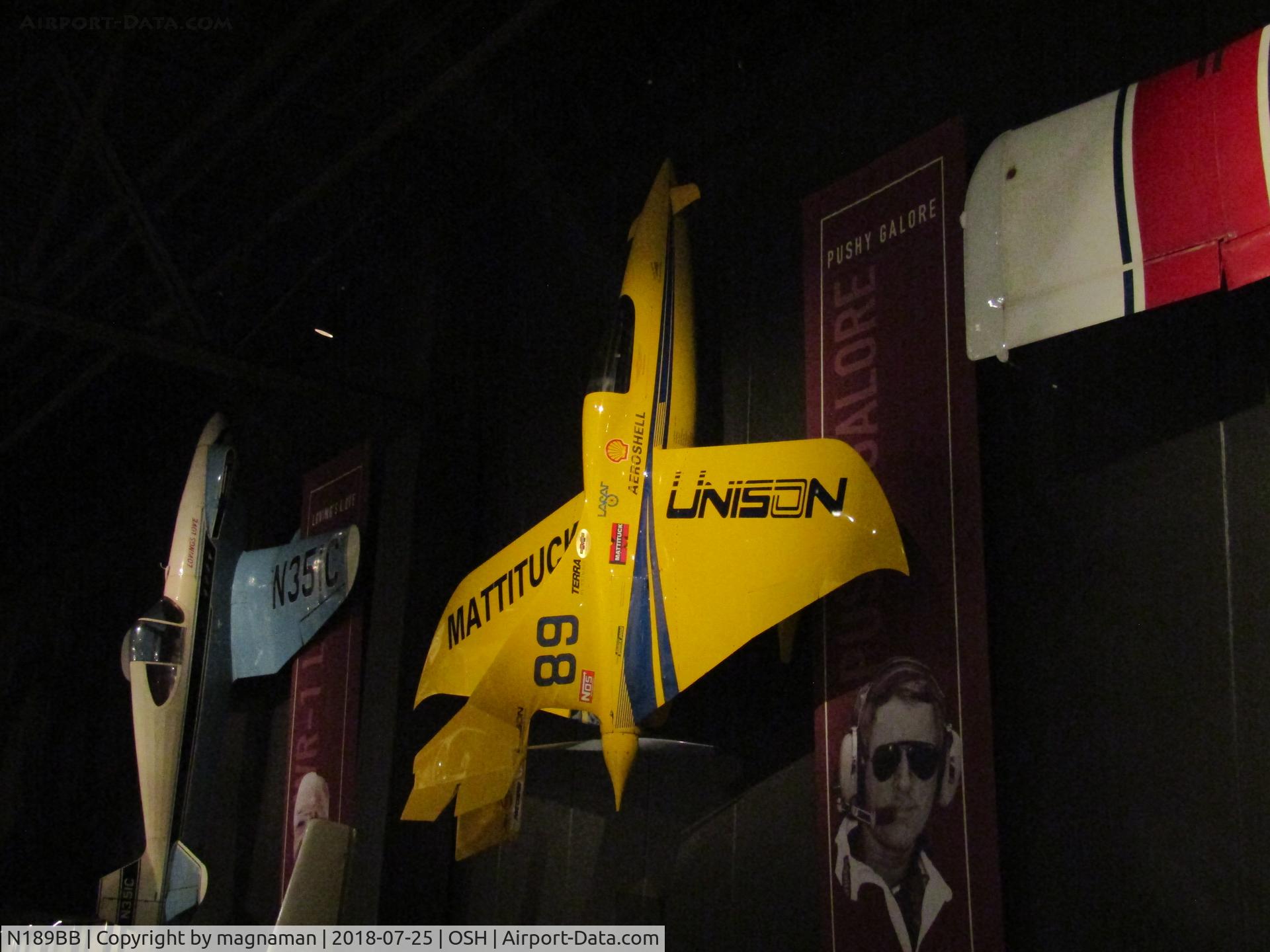 N189BB, Bohannon Bruce MILLER SPECIAL JM-2 C/N M-105, in EAA museum
