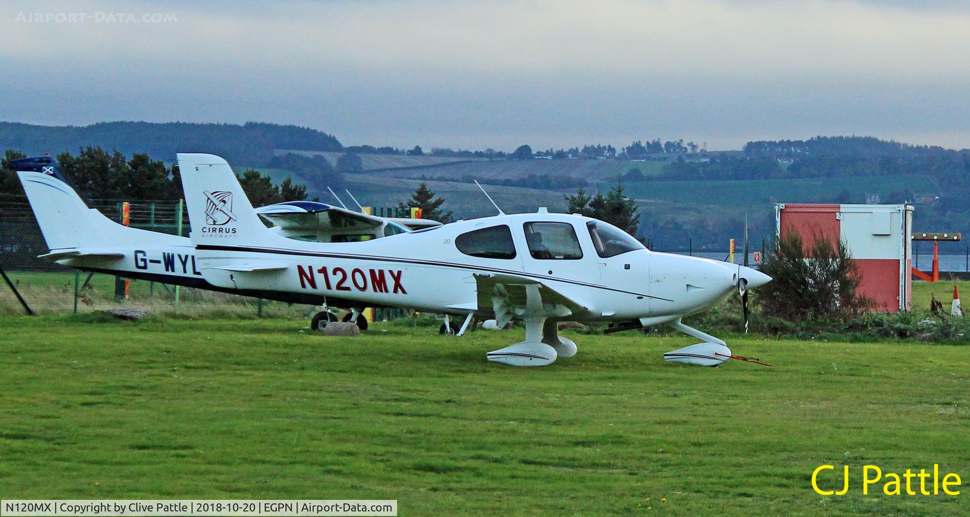 N120MX, 2015 Cirrus SR20 C/N 2281, Parked at Dundee
