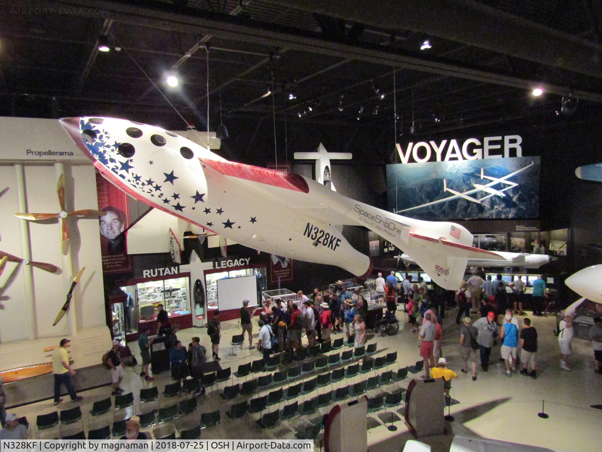 N328KF, 2003 Scaled Composites 316 C/N 001, cool homebuilt at EAA museum