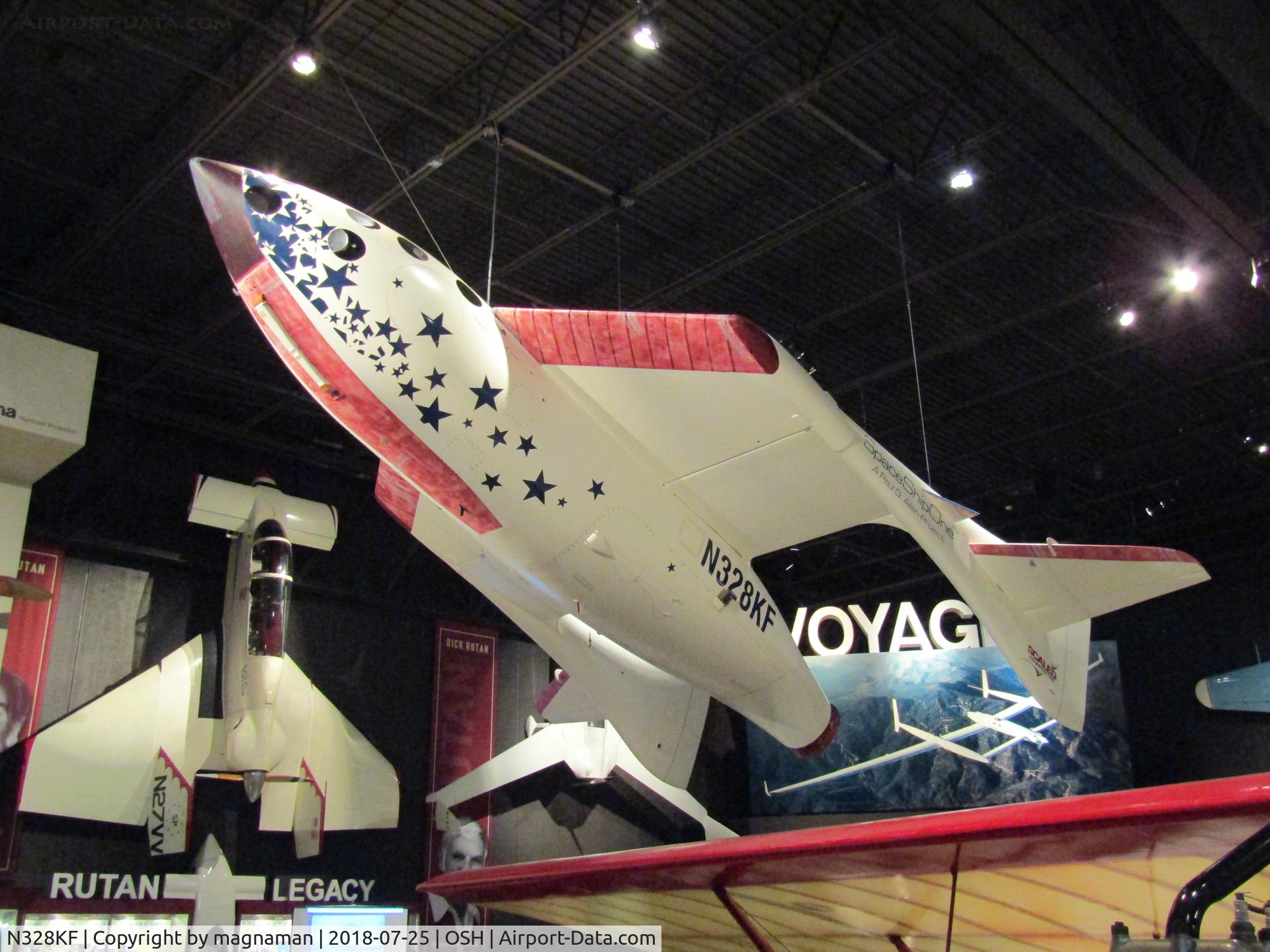 N328KF, 2003 Scaled Composites 316 C/N 001, at EAA musuem