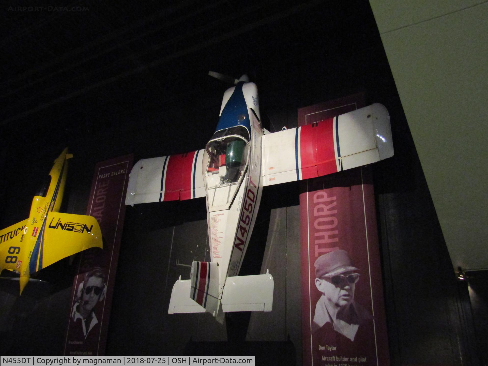 N455DT, 1971 Thorp T-18 Tiger C/N 455, in EAA museum