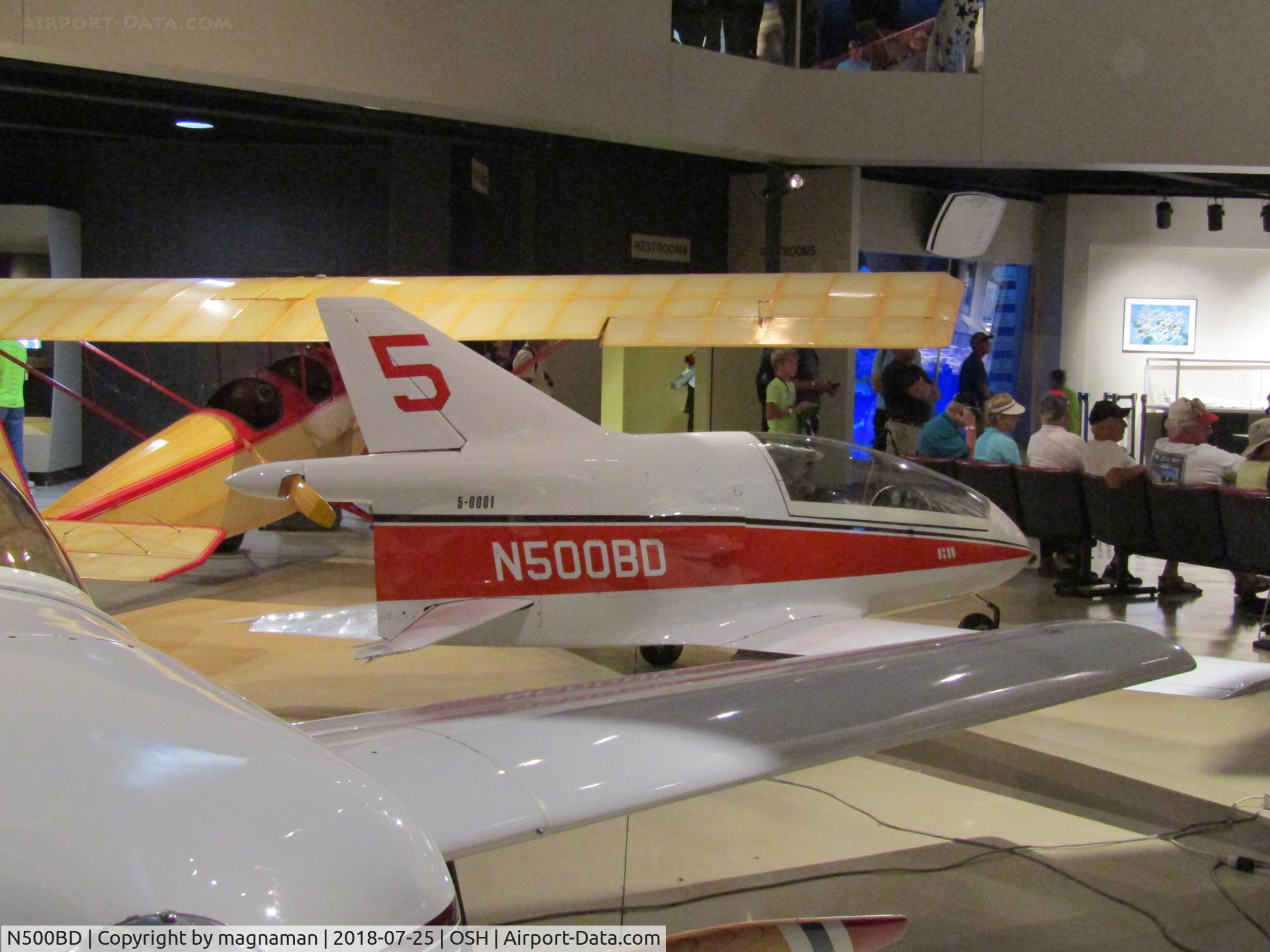 N500BD, 1971 Bede BD-5 C/N 1 (N500BD), first BD at EAA museum