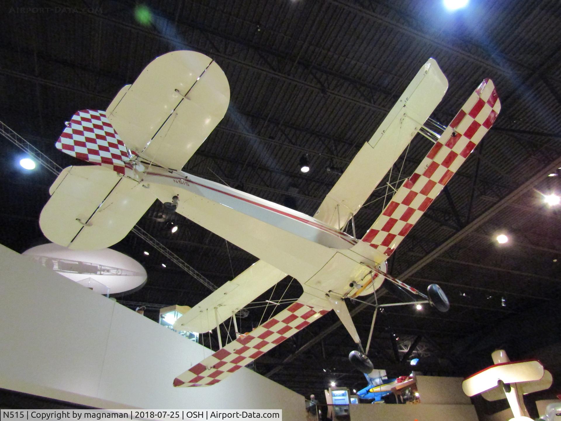 N515, 1935 Bucker Bu-133L Jungmeister C/N 31, belly shot at EAA museum