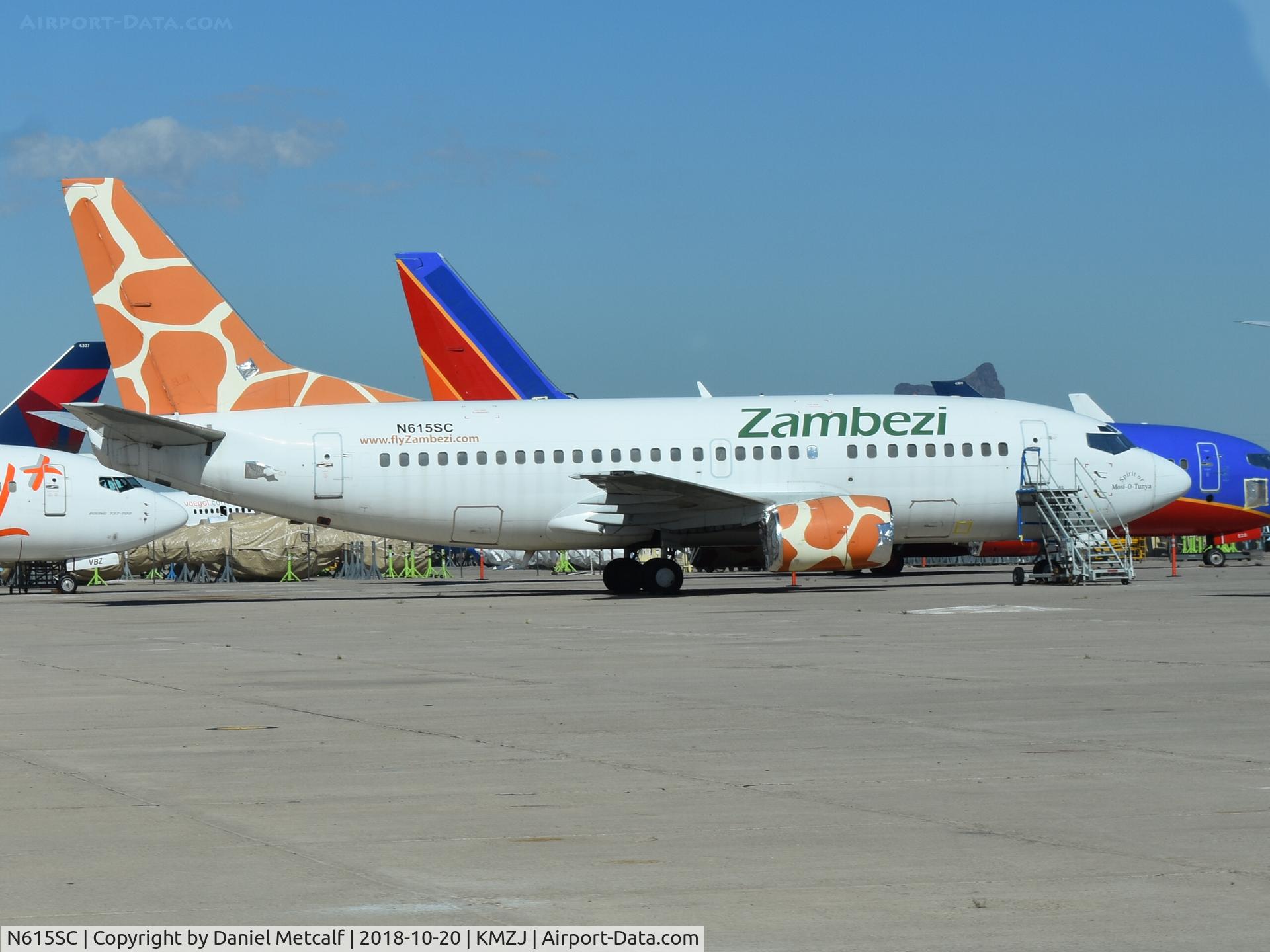 N615SC, 1994 Boeing 737-5Y0 C/N 26100, Seen at Pinal Airpark near Marana, AZ