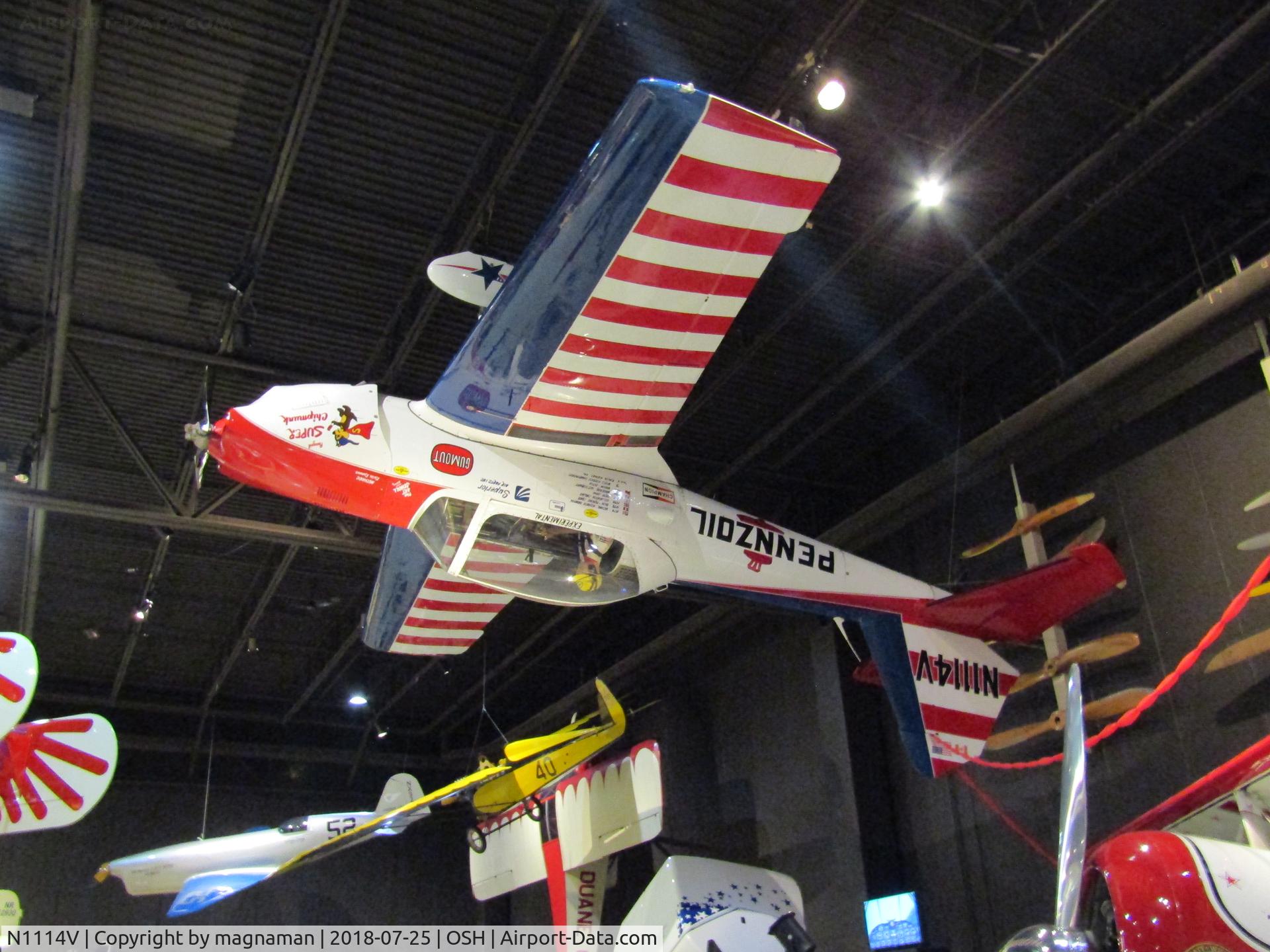 N1114V, 1950 De Havilland Canada DHC-1 Super Chipmunk C/N 116-154, at EAA museum